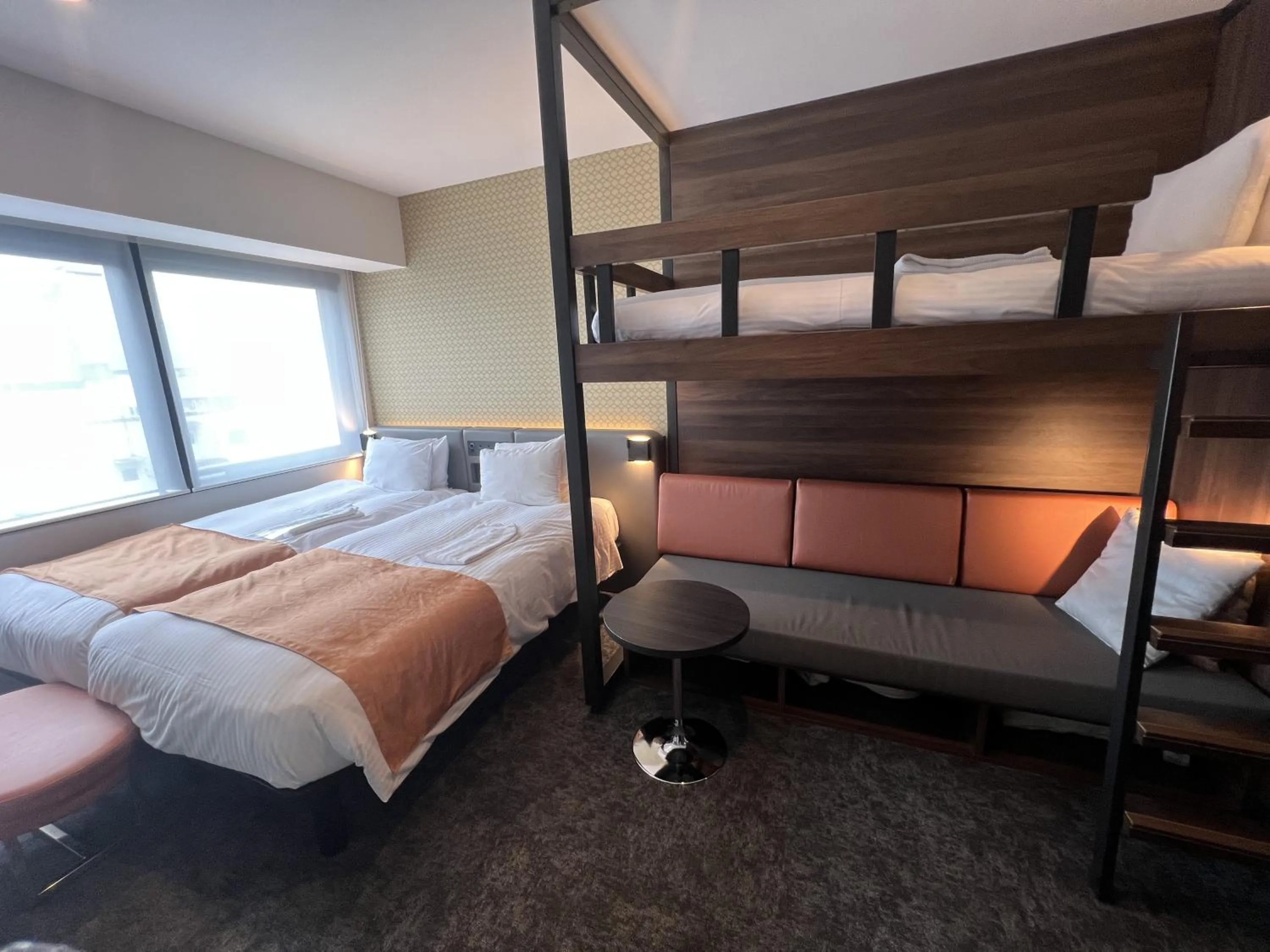 Photo of the whole room, Bed in GRIDS PREMIUM HOTEL OSAKA NAMBA