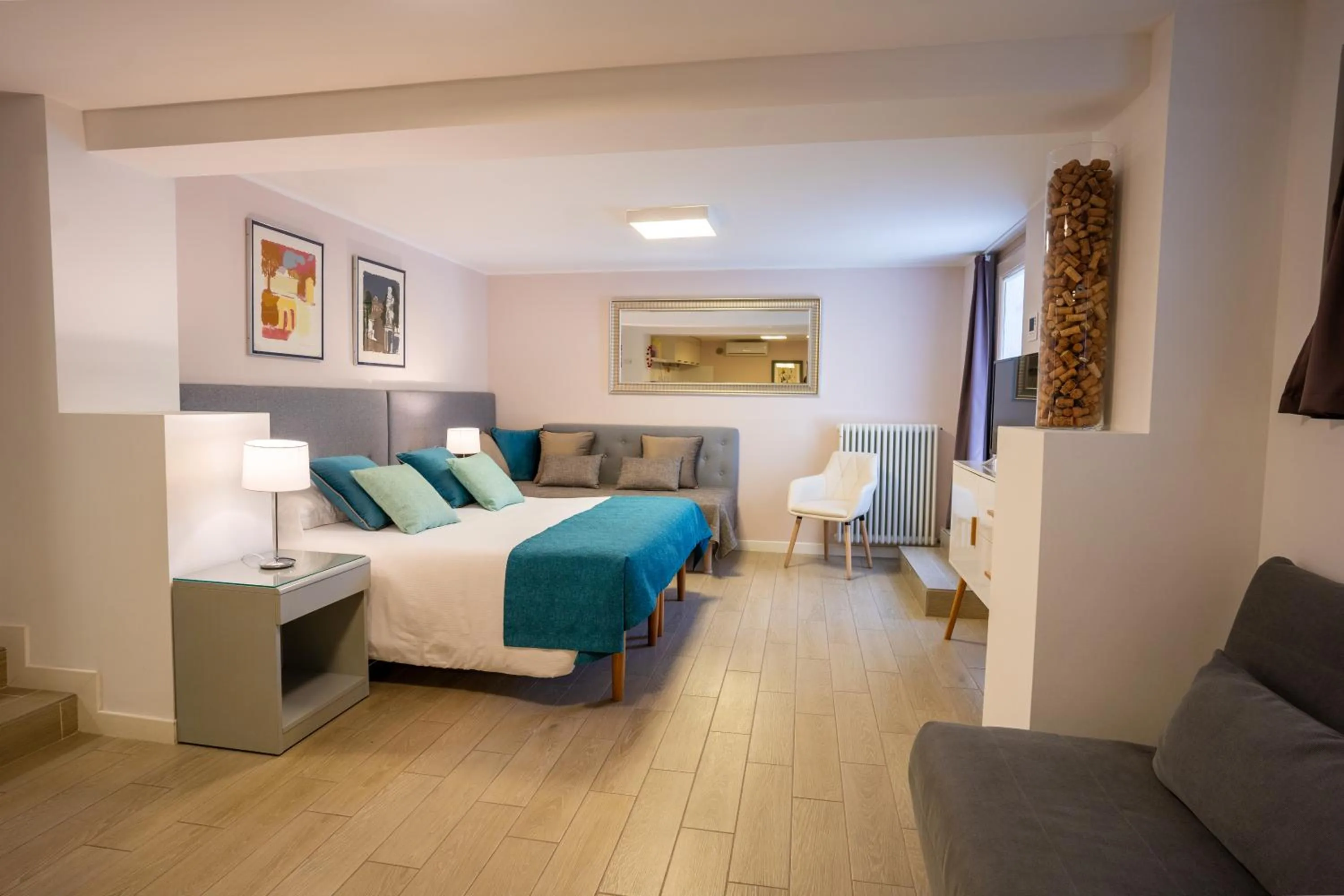 Bed in B&B Villa Rosa