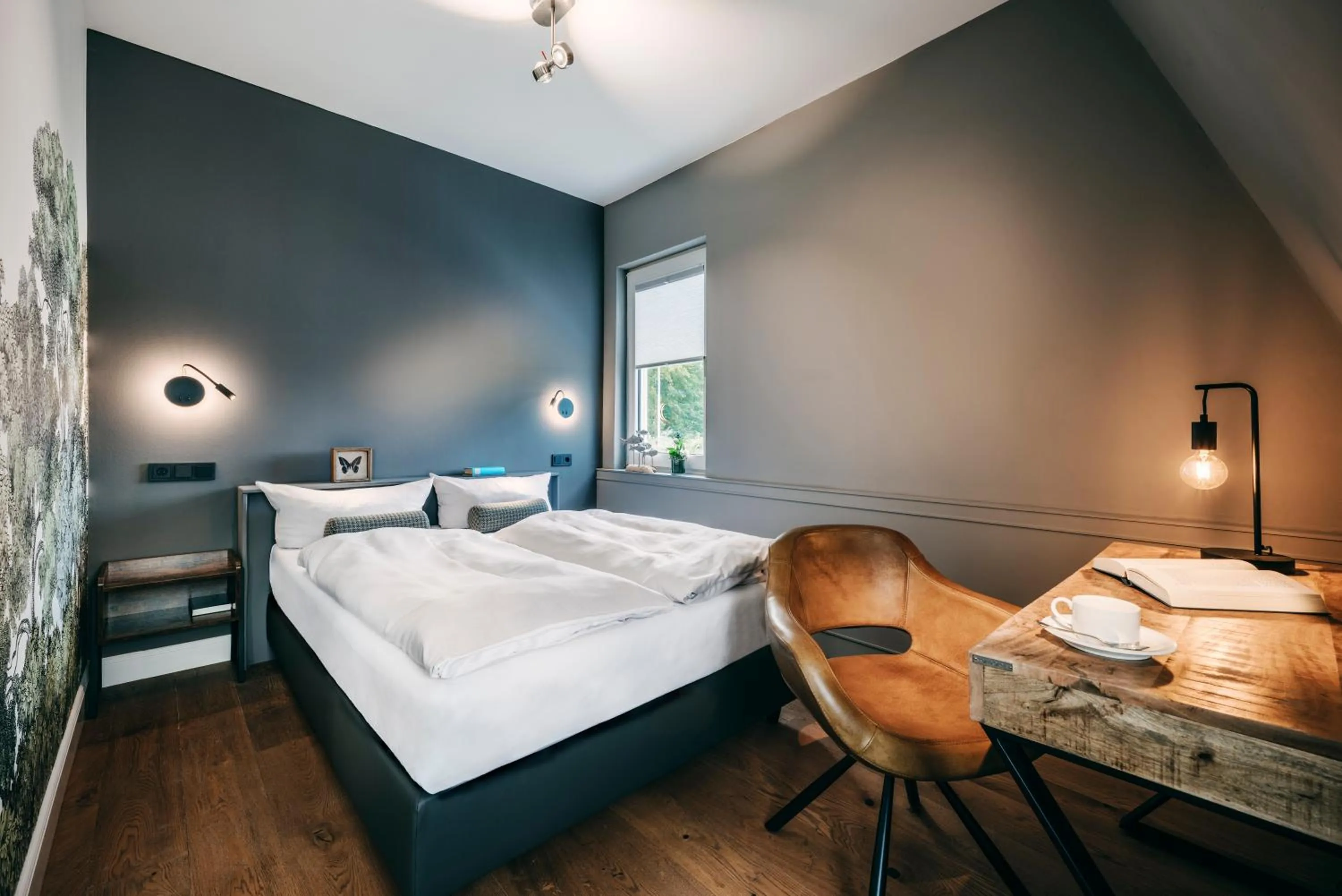 Bed in Hotel Wassersleben