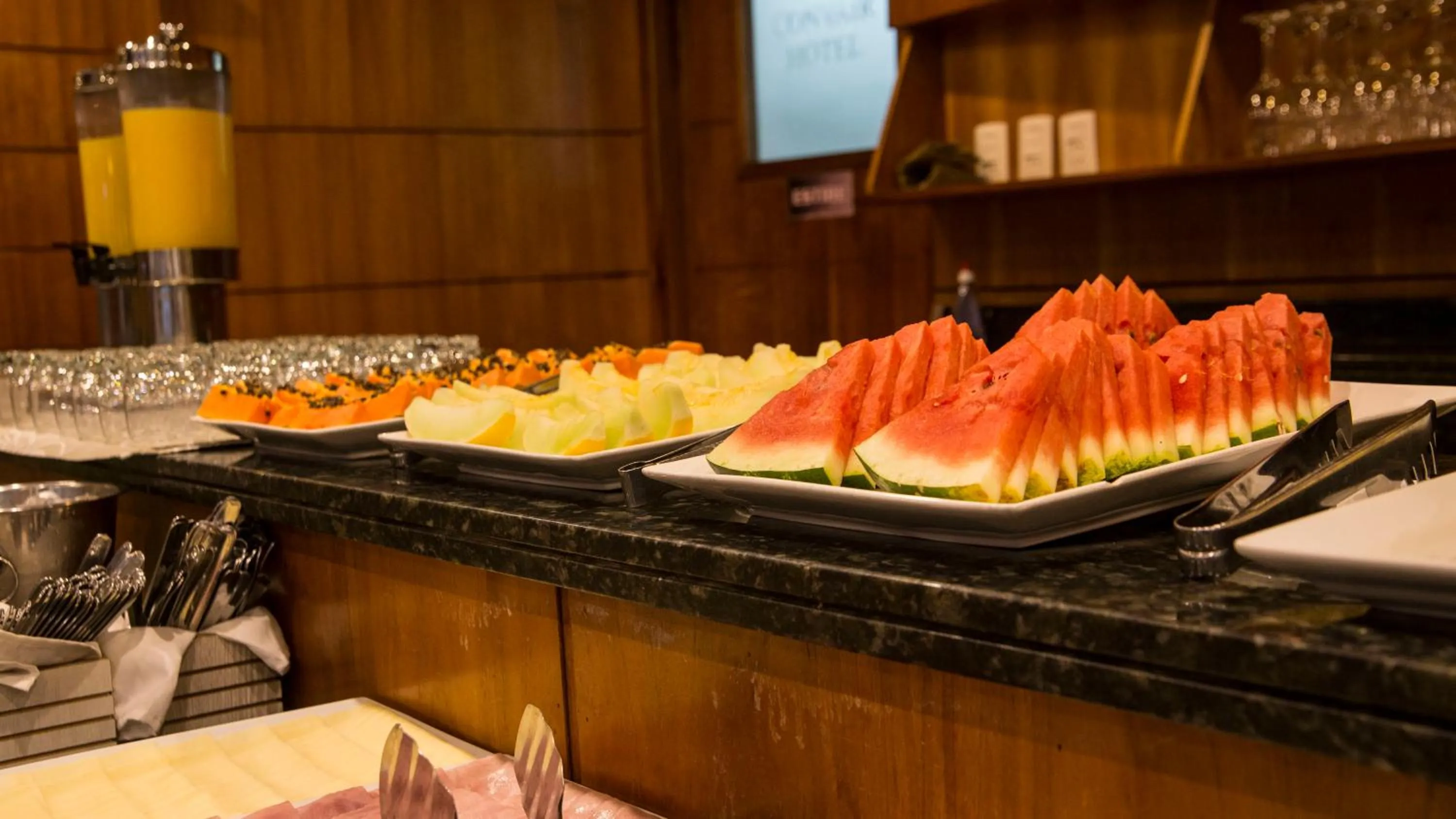 Continental breakfast in Convair Hotel
