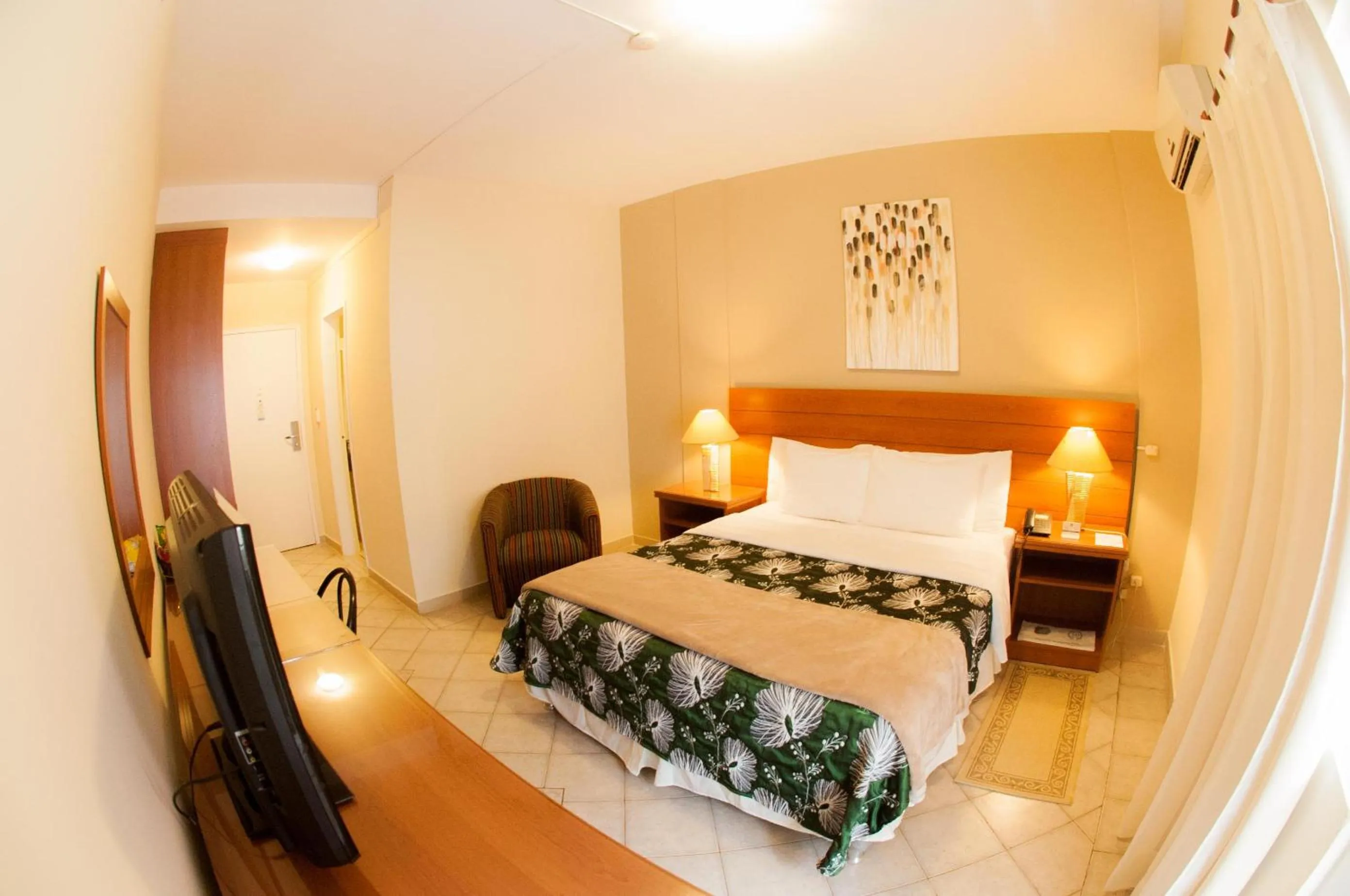 Decorative detail, Bed in Convair Hotel