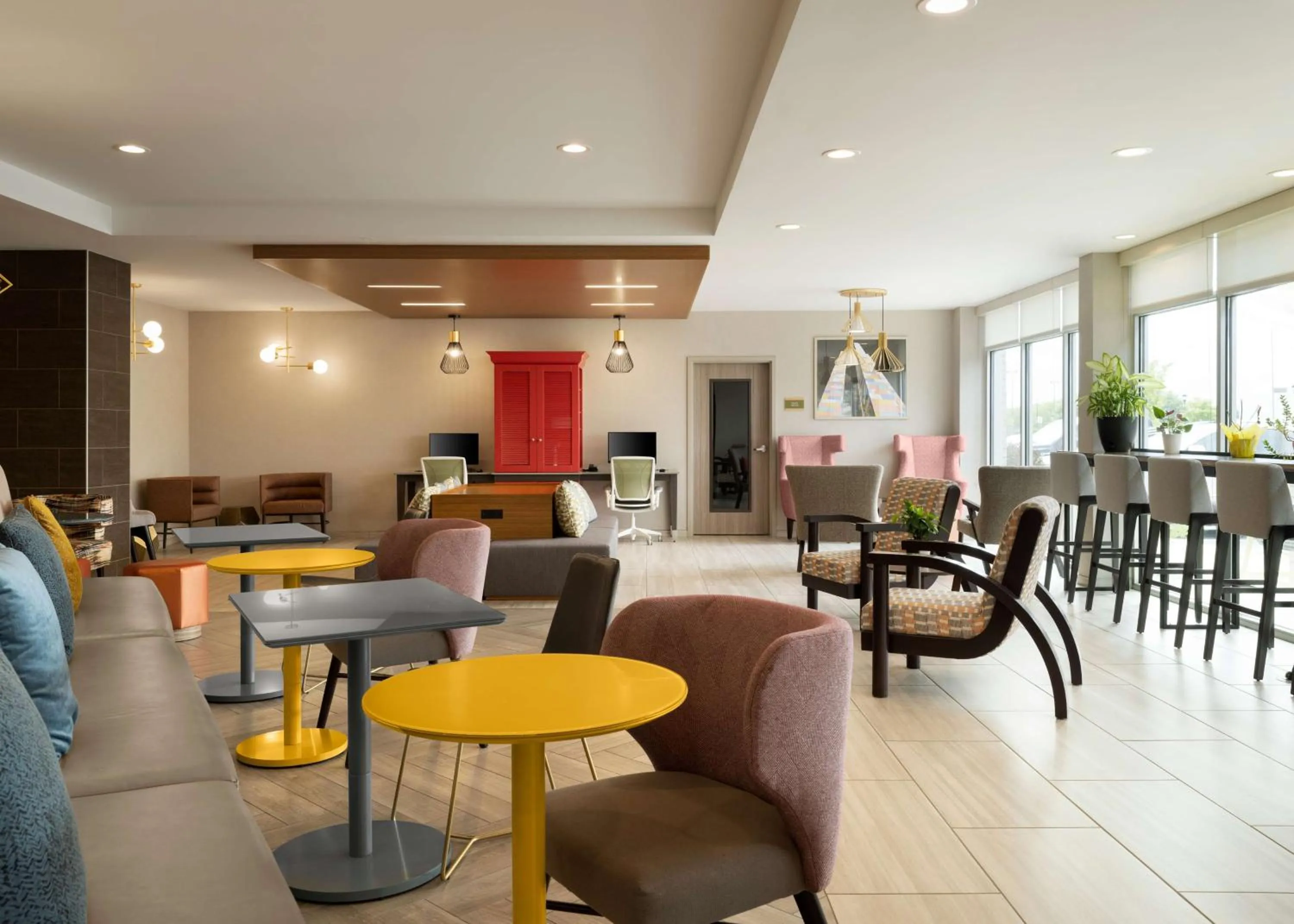 Lobby or reception in Home2 Suites Troy, OH