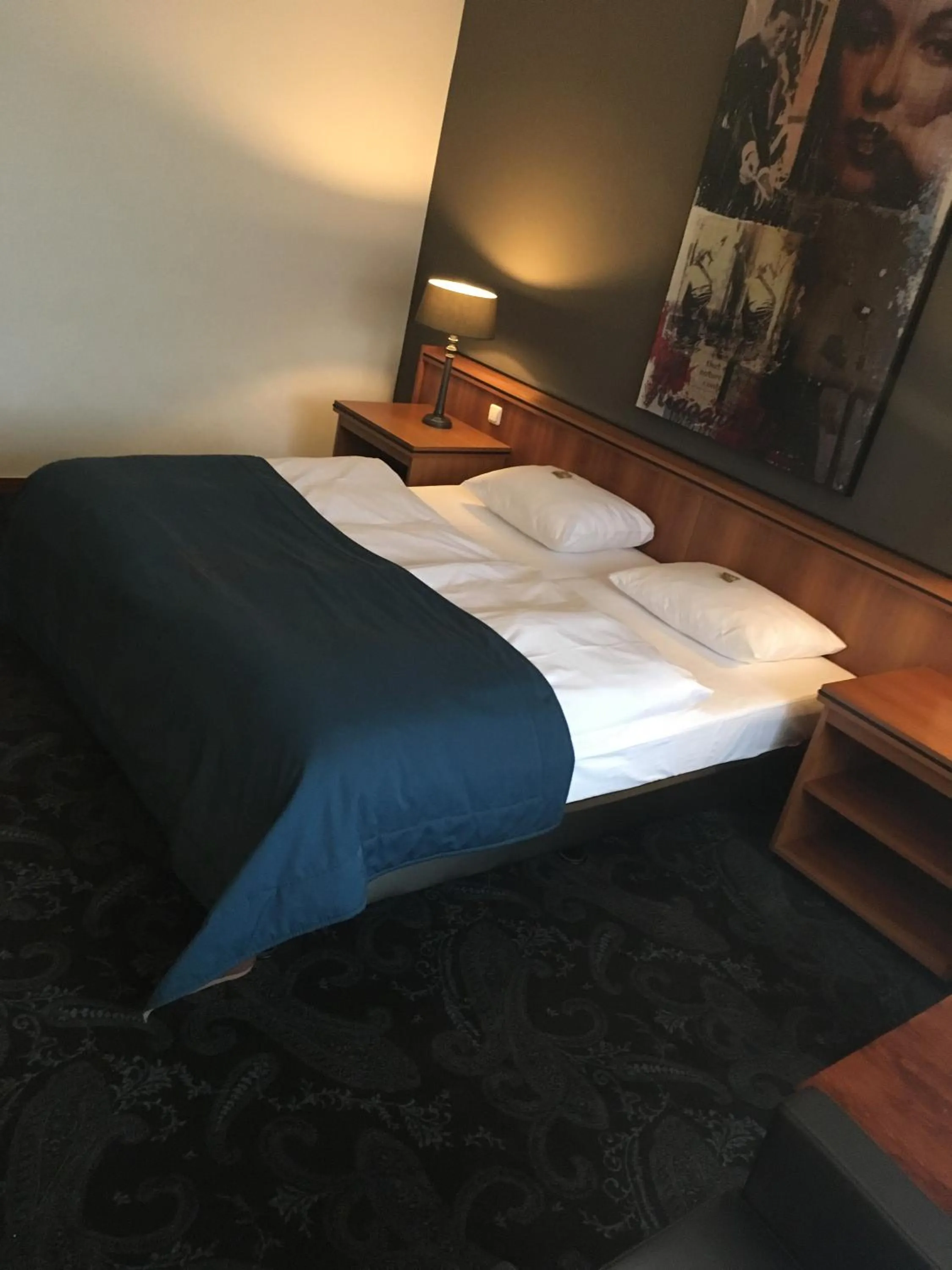 Bed in Van der Valk Hotel Berlin Brandenburg