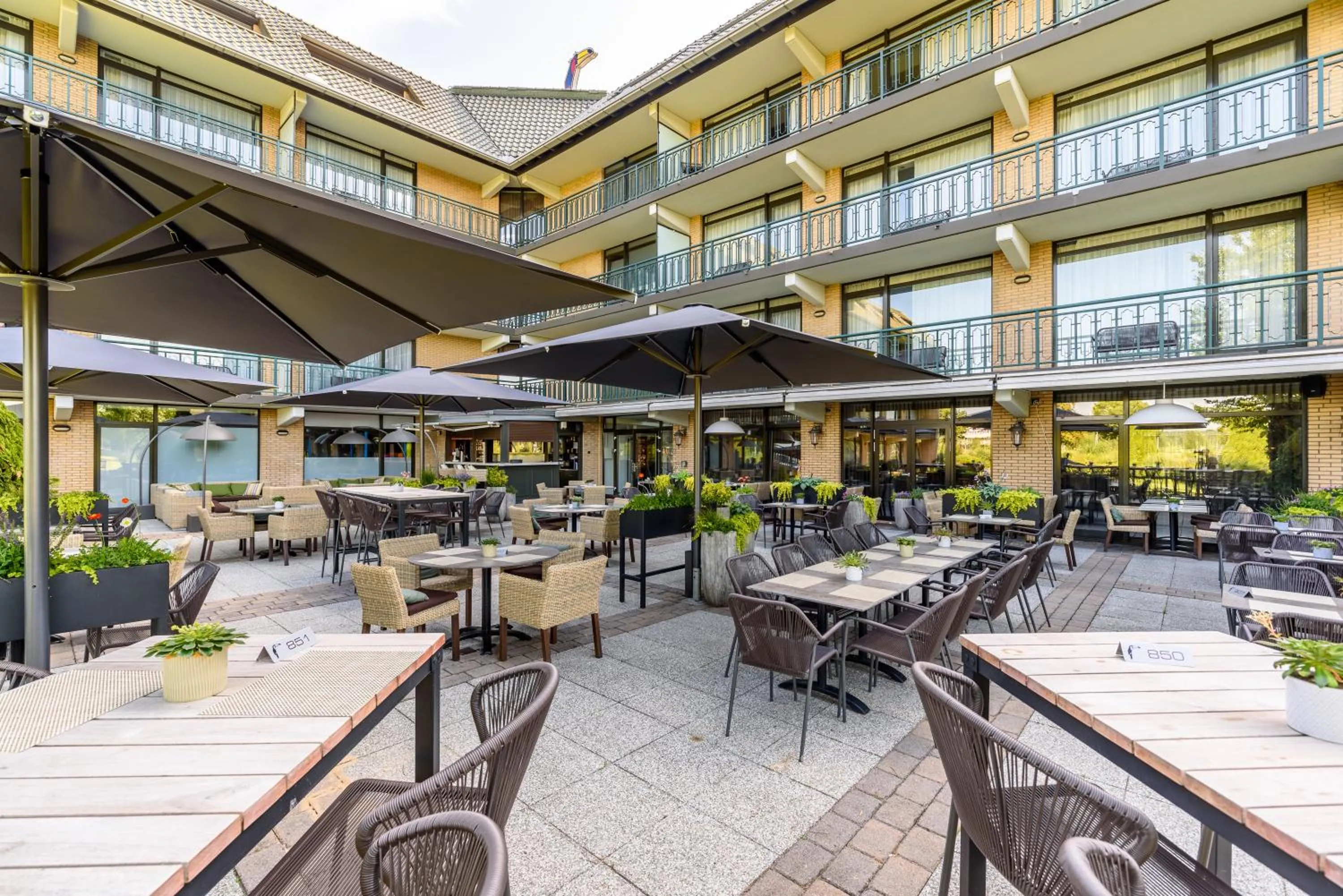 Balcony/Terrace in Van der Valk Hotel Berlin Brandenburg
