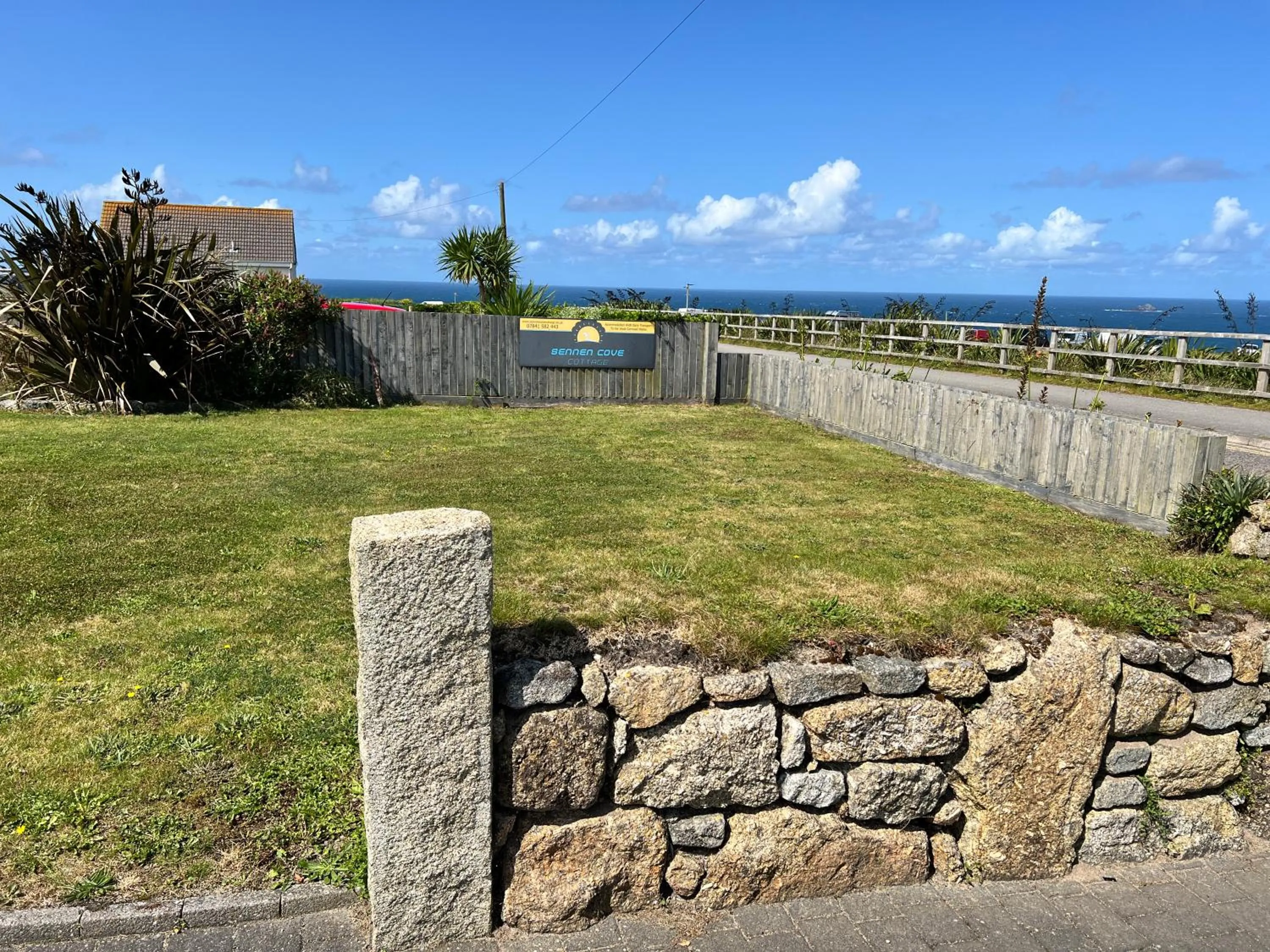 Sea view in Sennen Cove Cottage