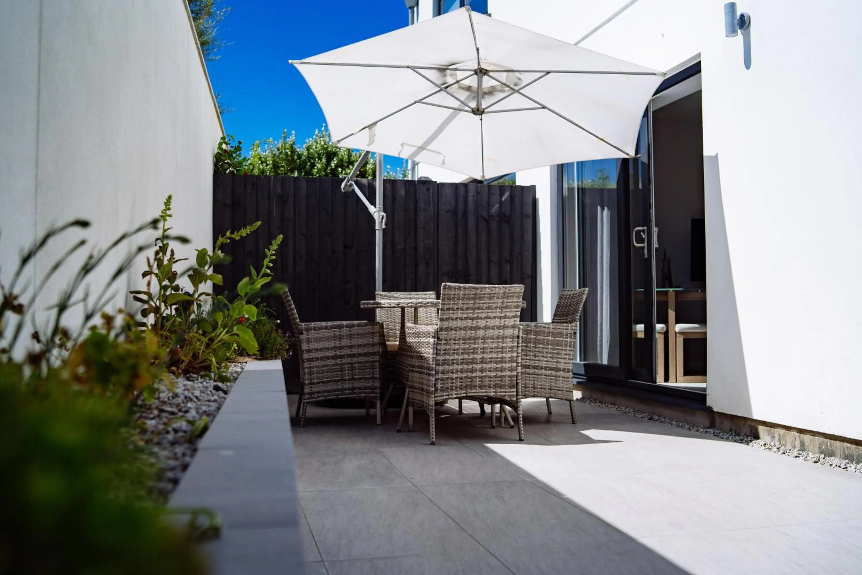 Patio in Sennen Cove Cottage