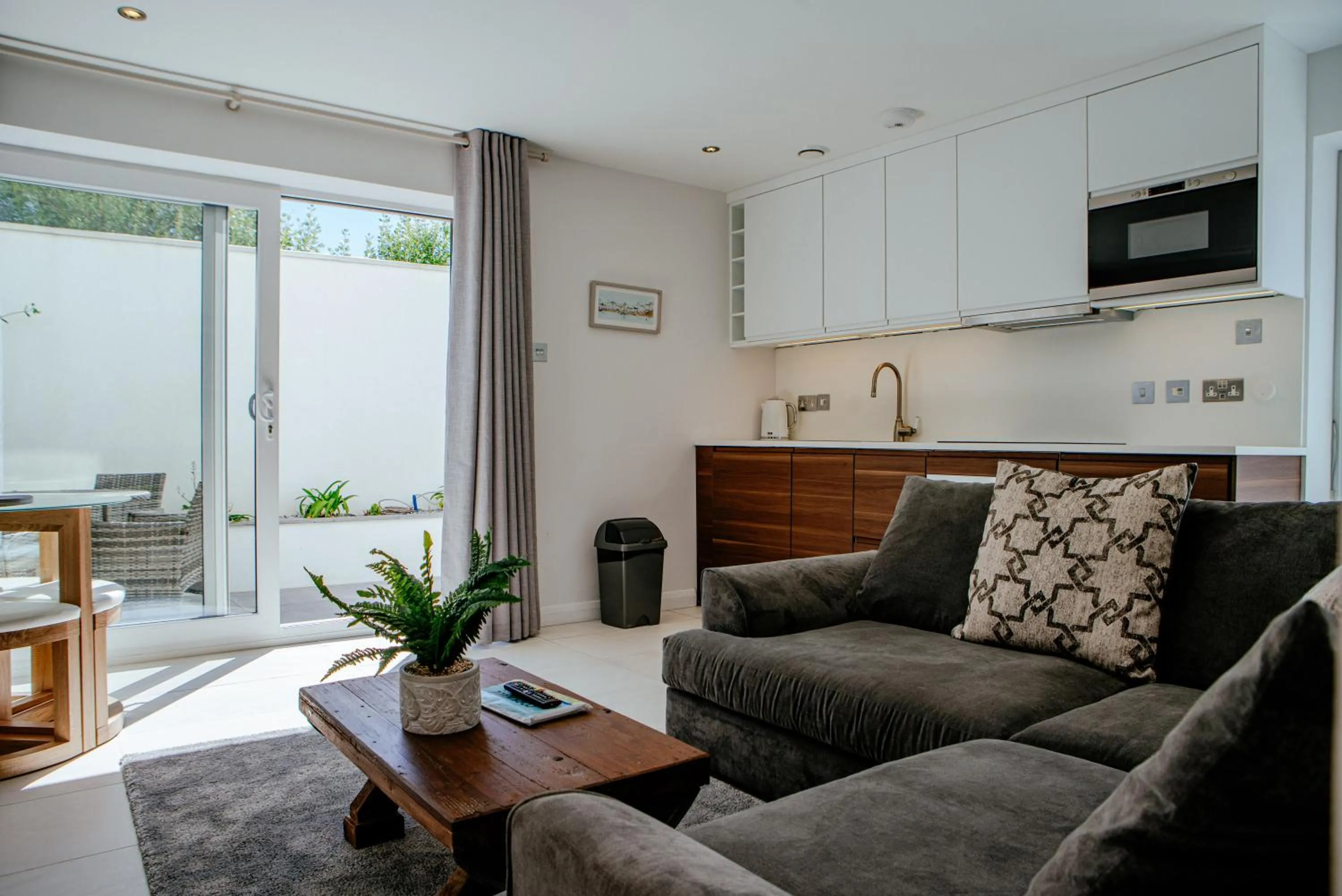 Living room in Sennen Cove Cottage