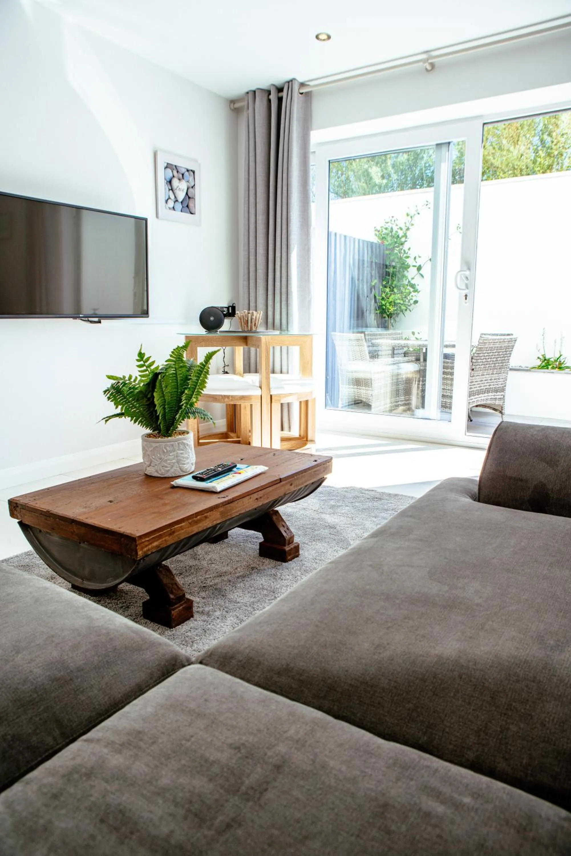 Living room in Sennen Cove Cottage