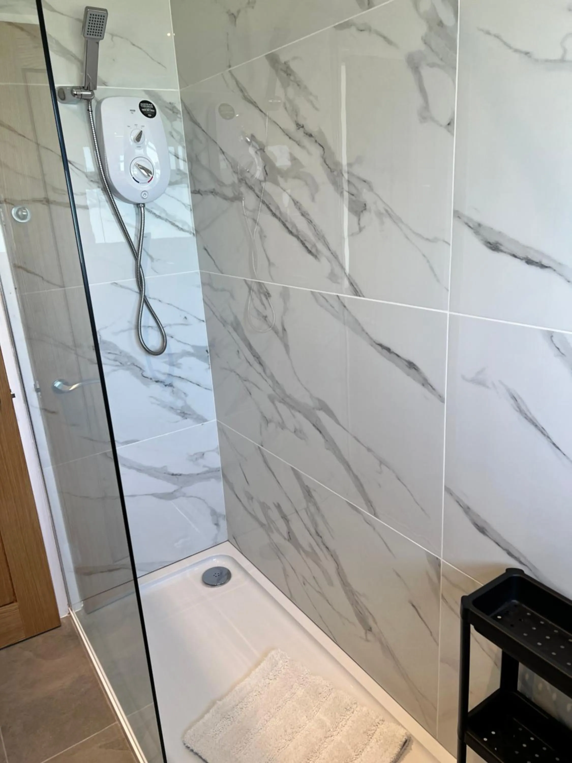 Shower in Sennen Cove Cottage