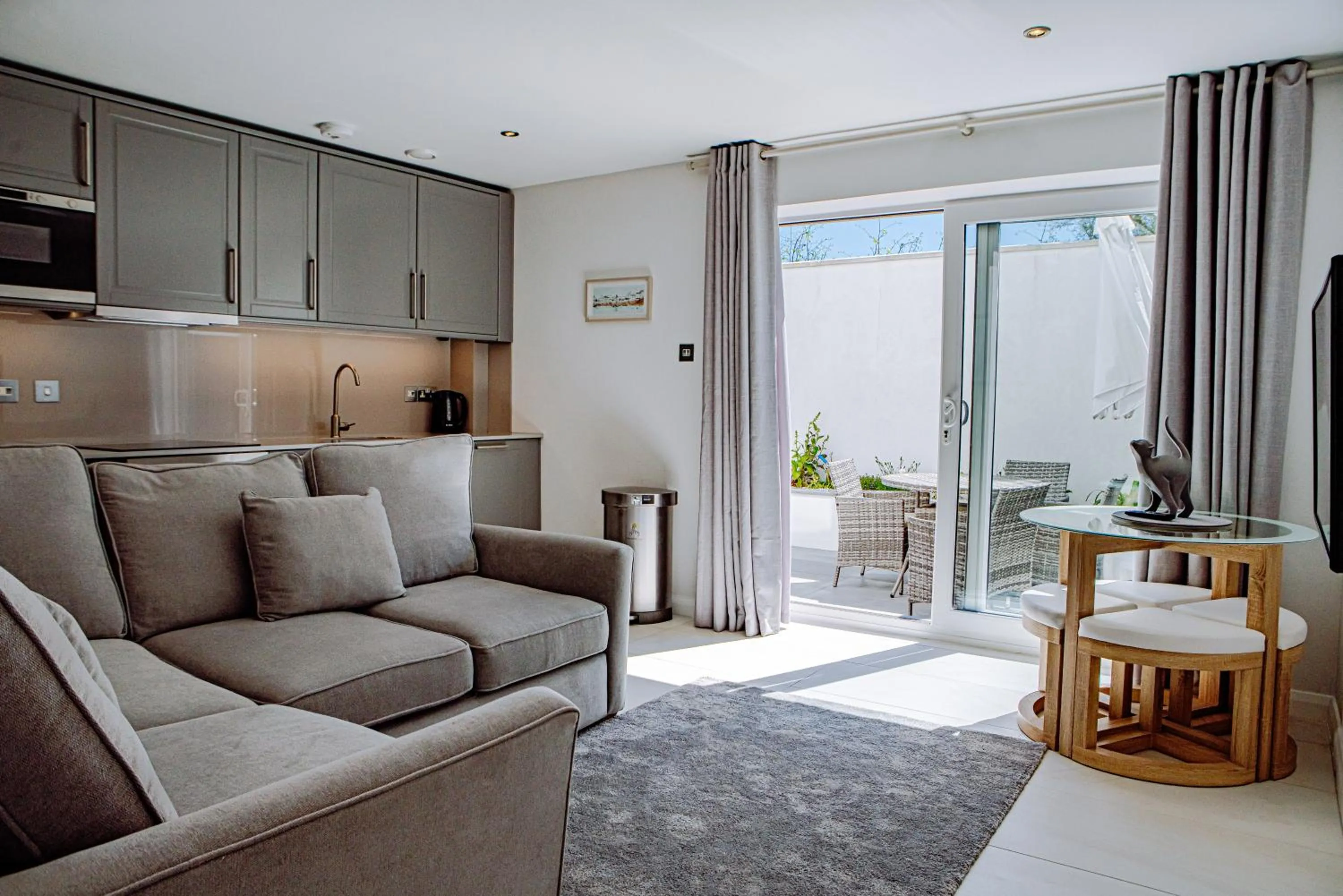 Living room in Sennen Cove Cottage
