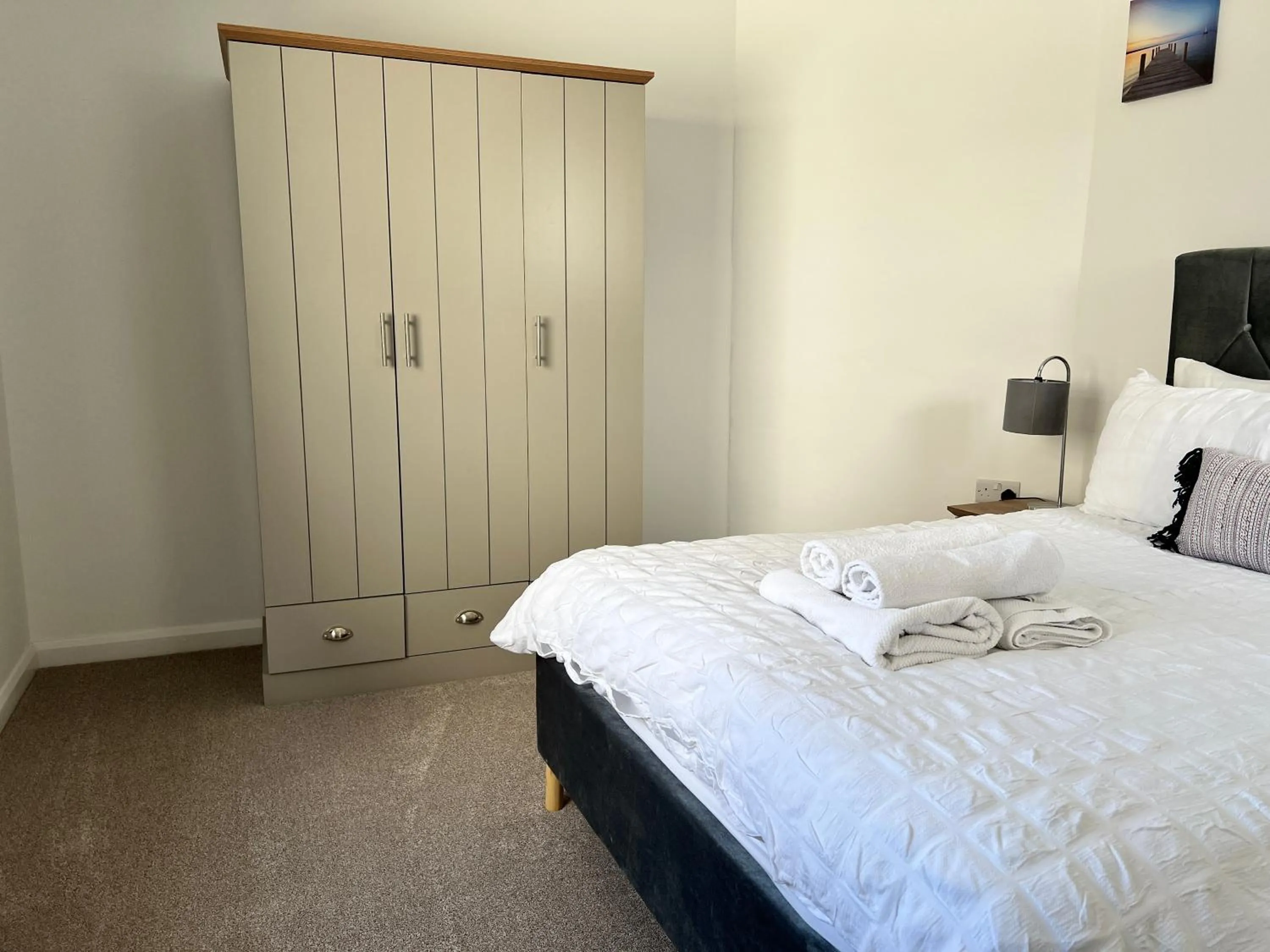 Bedroom, Bed in Sennen Cove Cottage