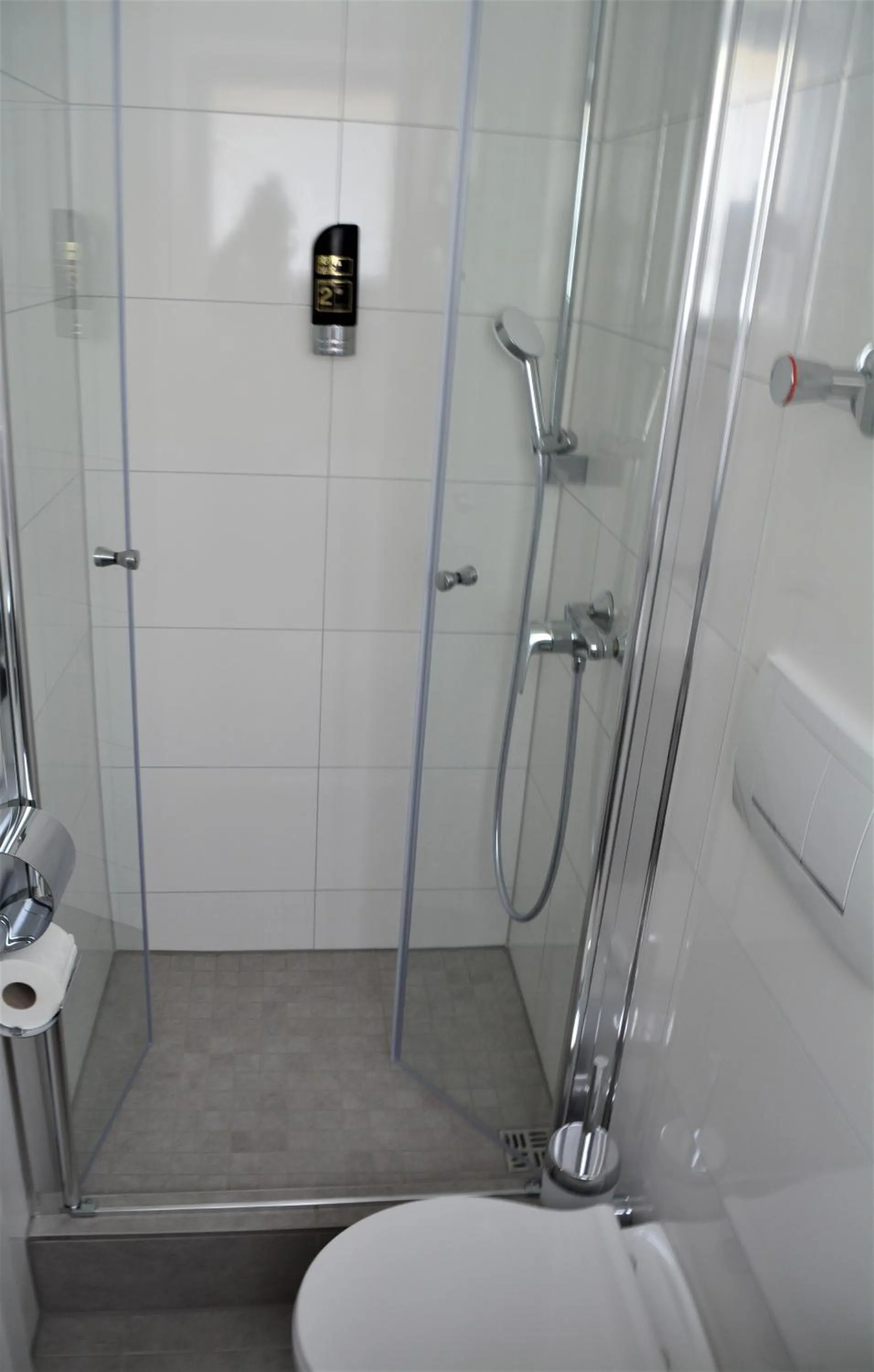 Shower in Hotel BaWü