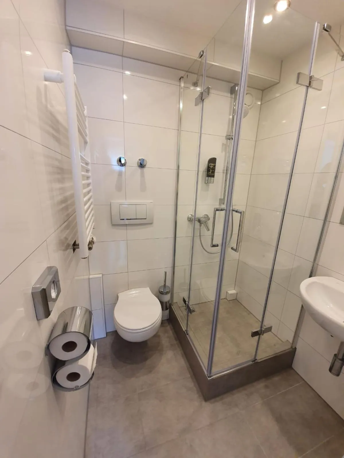 Shower in Hotel BaWü