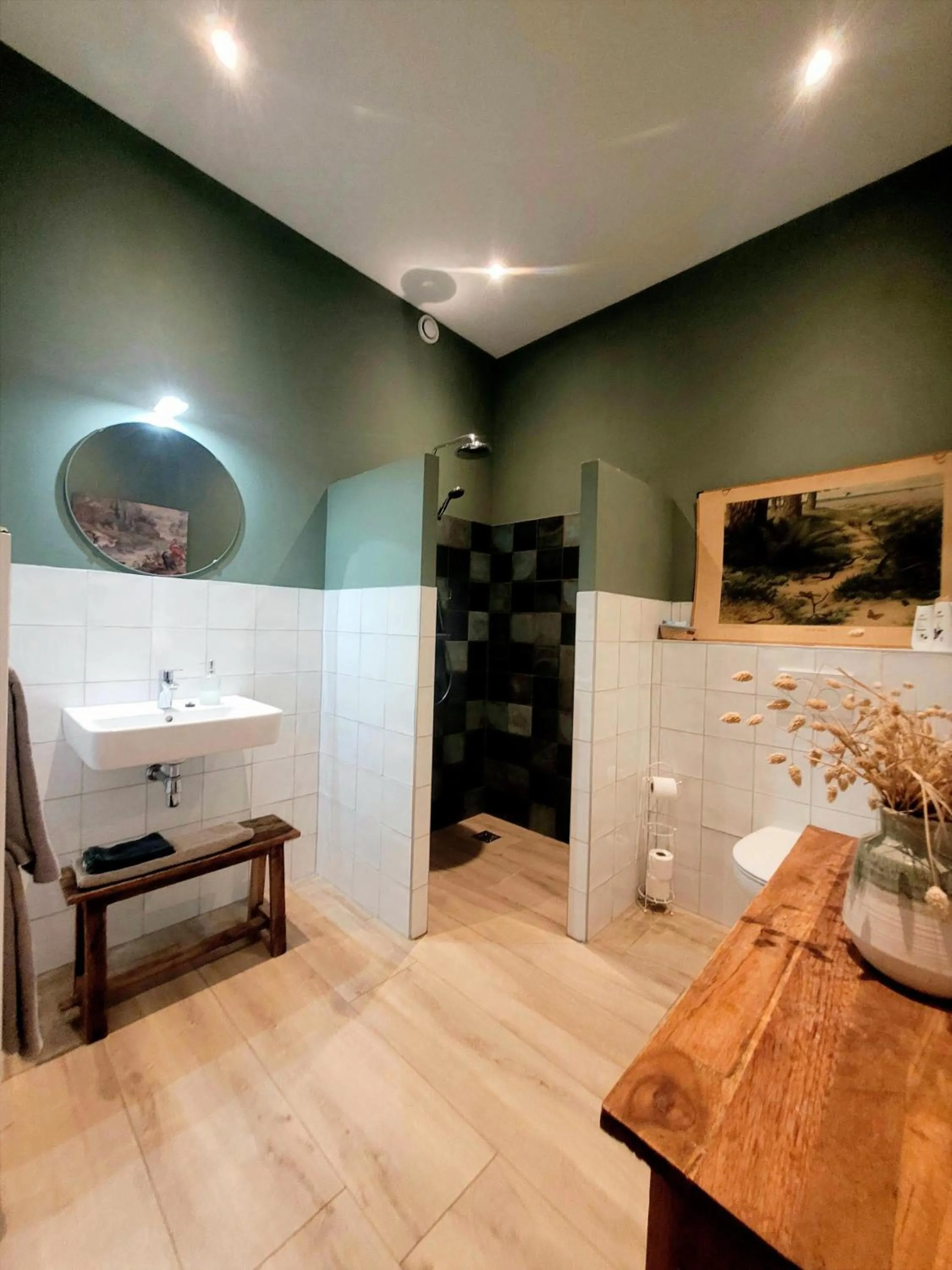 Shower in 't Buitenverblijf Erve Punte