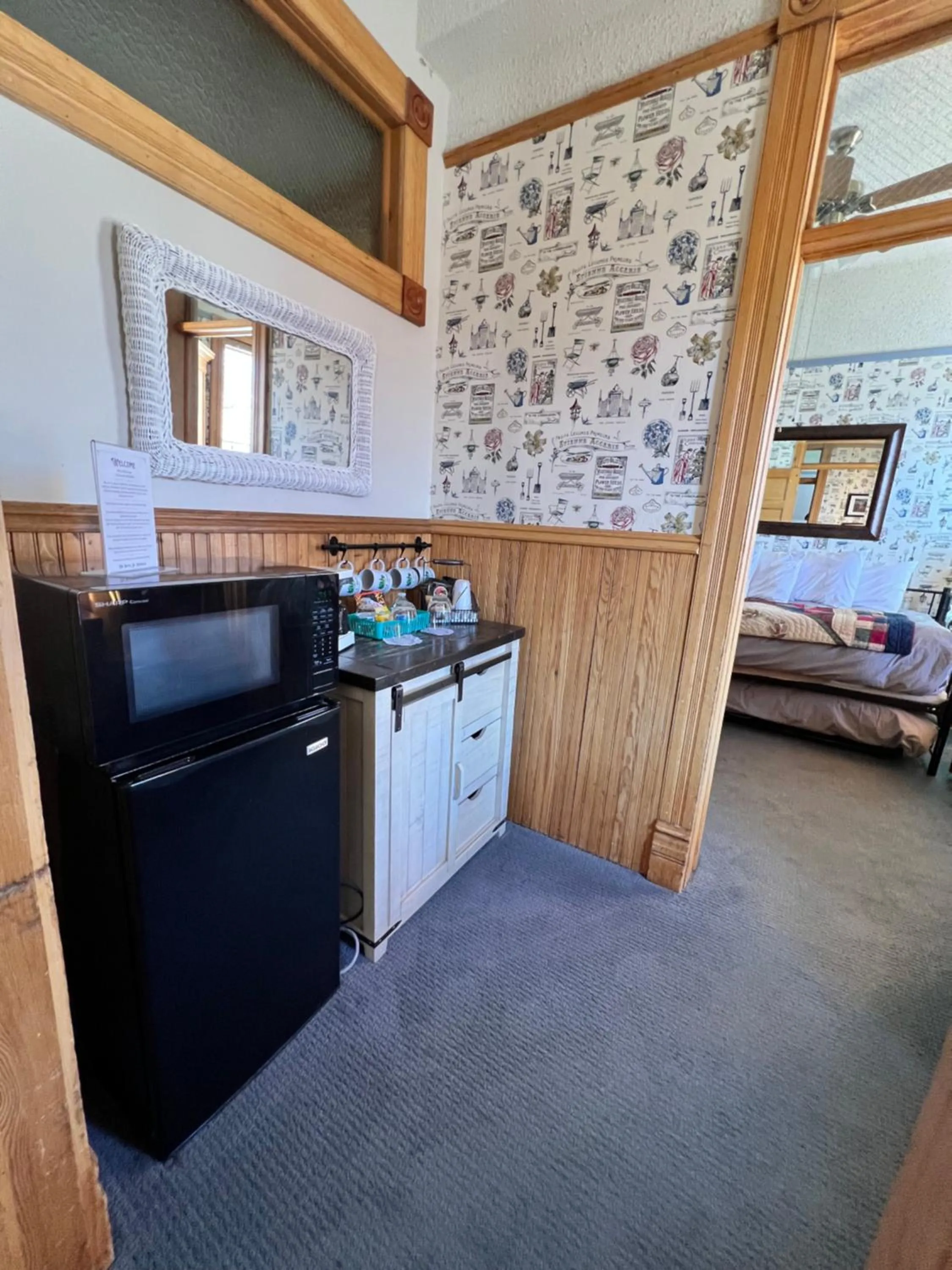 Kitchen or kitchenette in Hotel St Nicholas