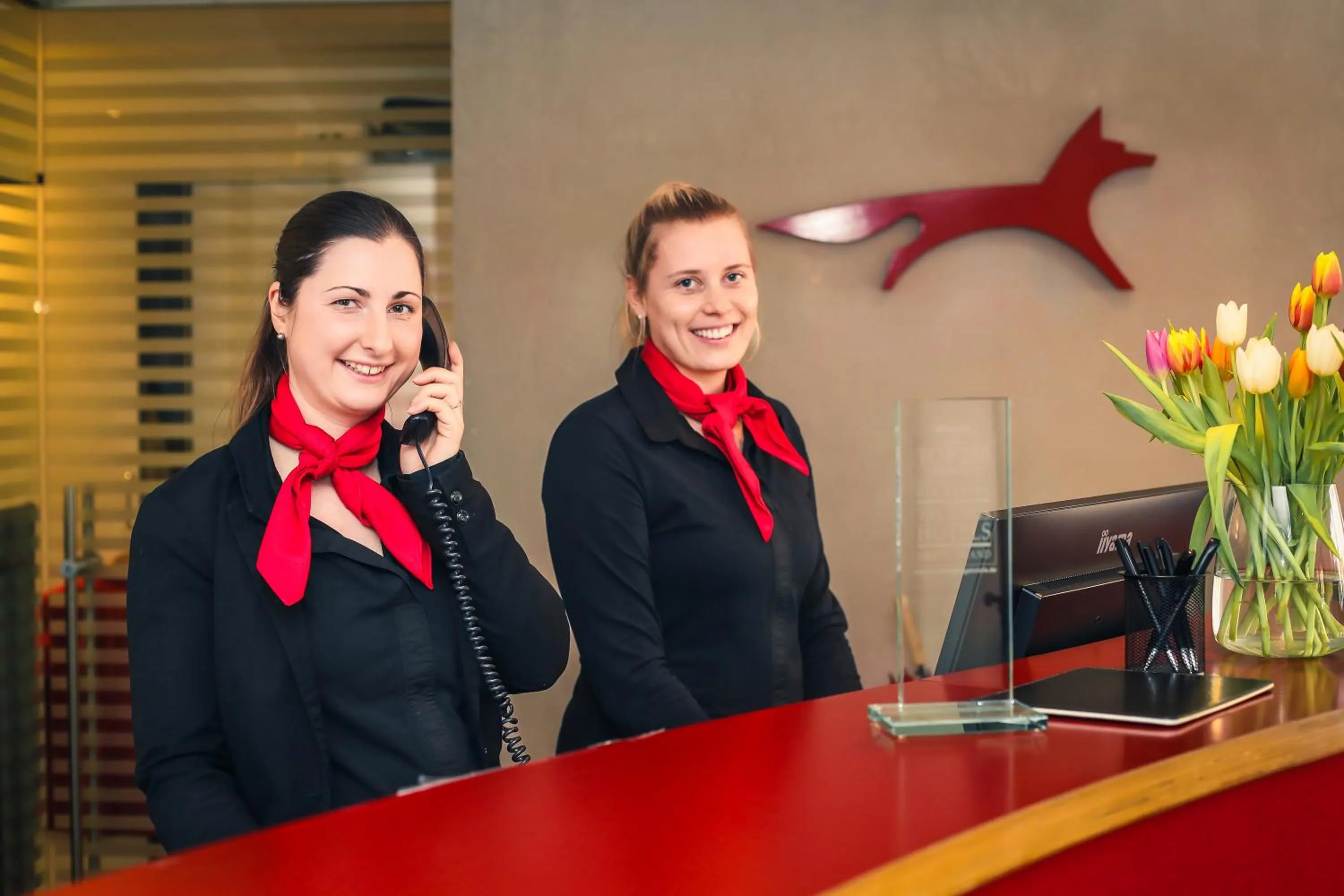 Lobby or reception in Fuchsbräu