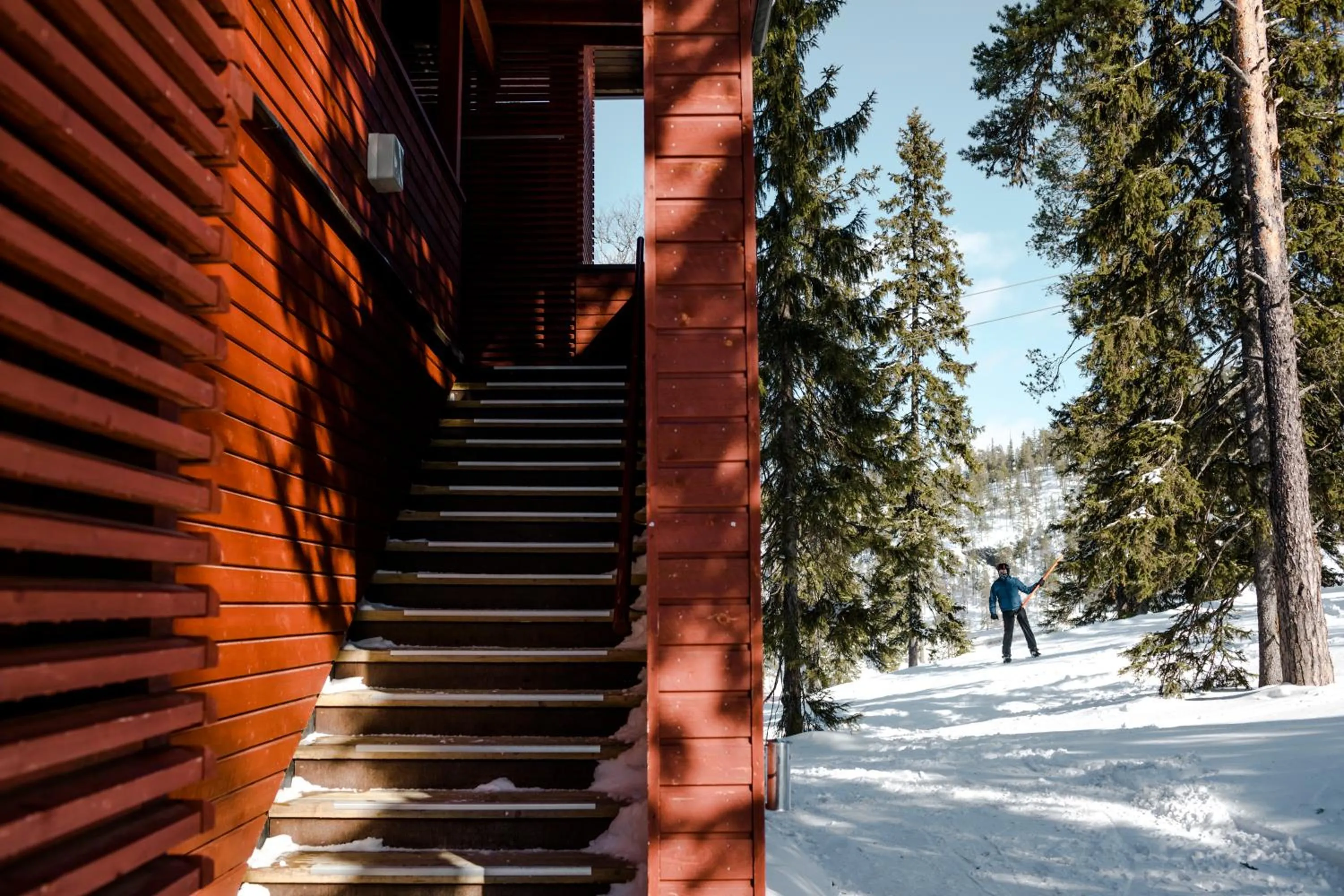 Facade/entrance in Ski-Inn AurinkoRinne