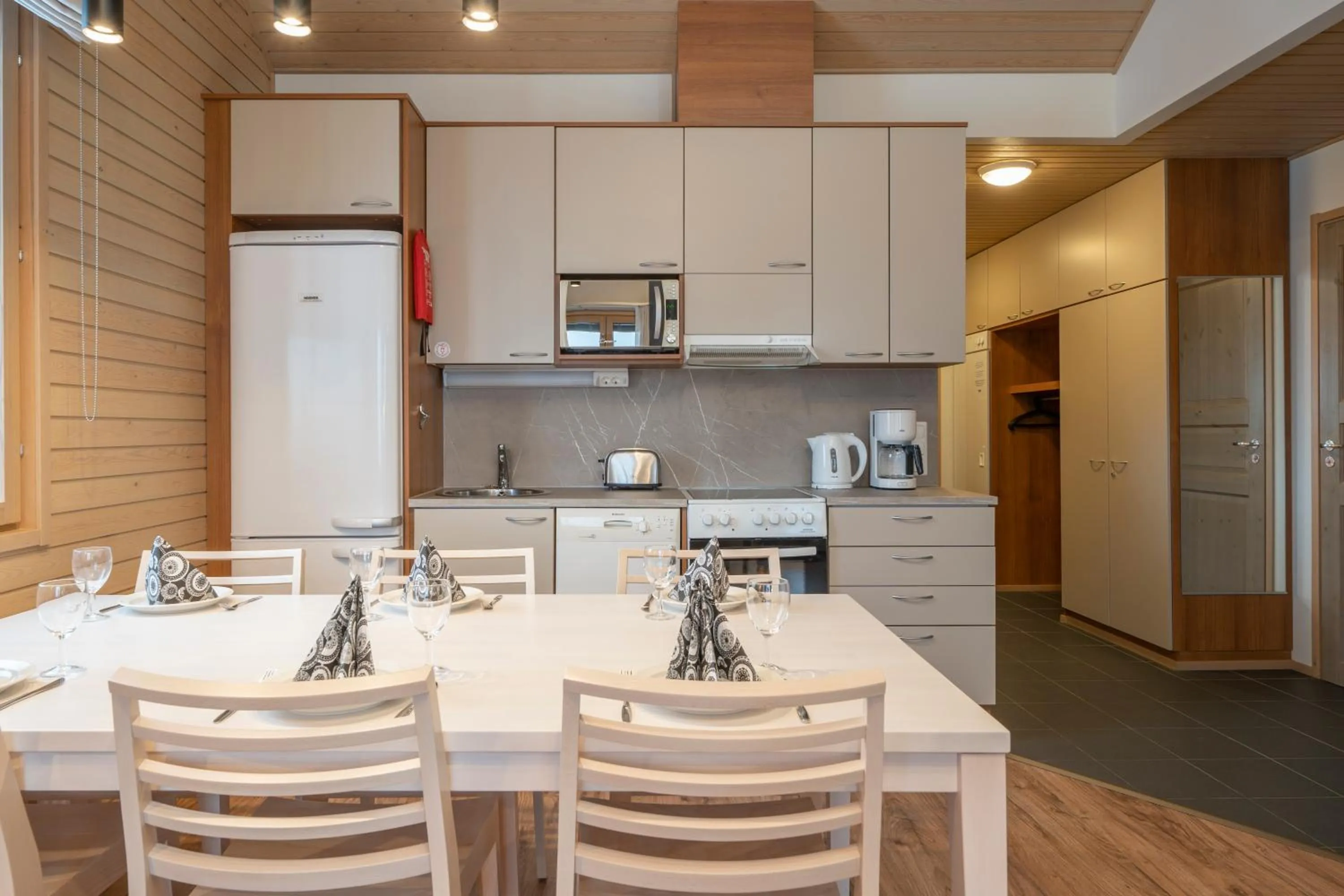 Kitchen or kitchenette in Ski-Inn AurinkoRinne