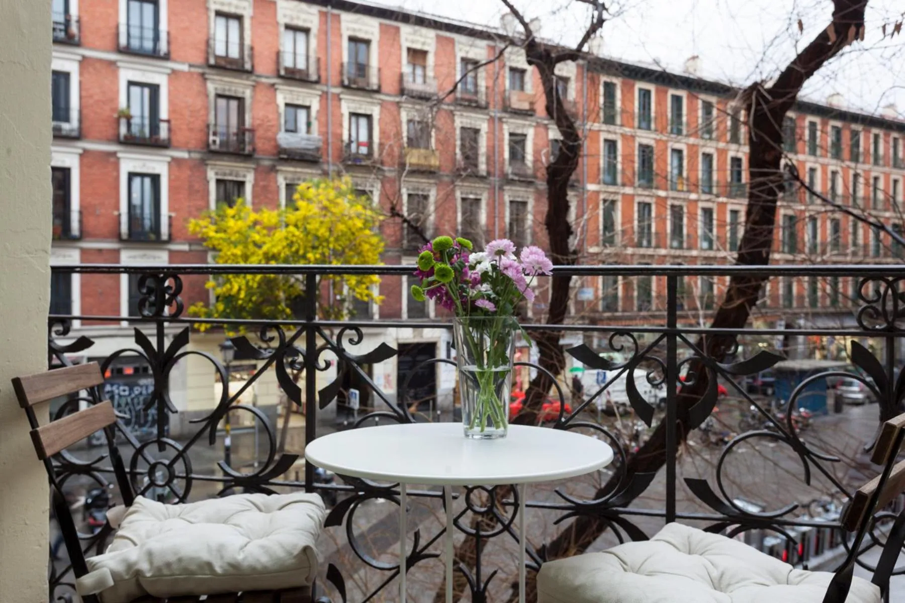 Balcony/Terrace in Boutique Apartments in the Heart of Madrid