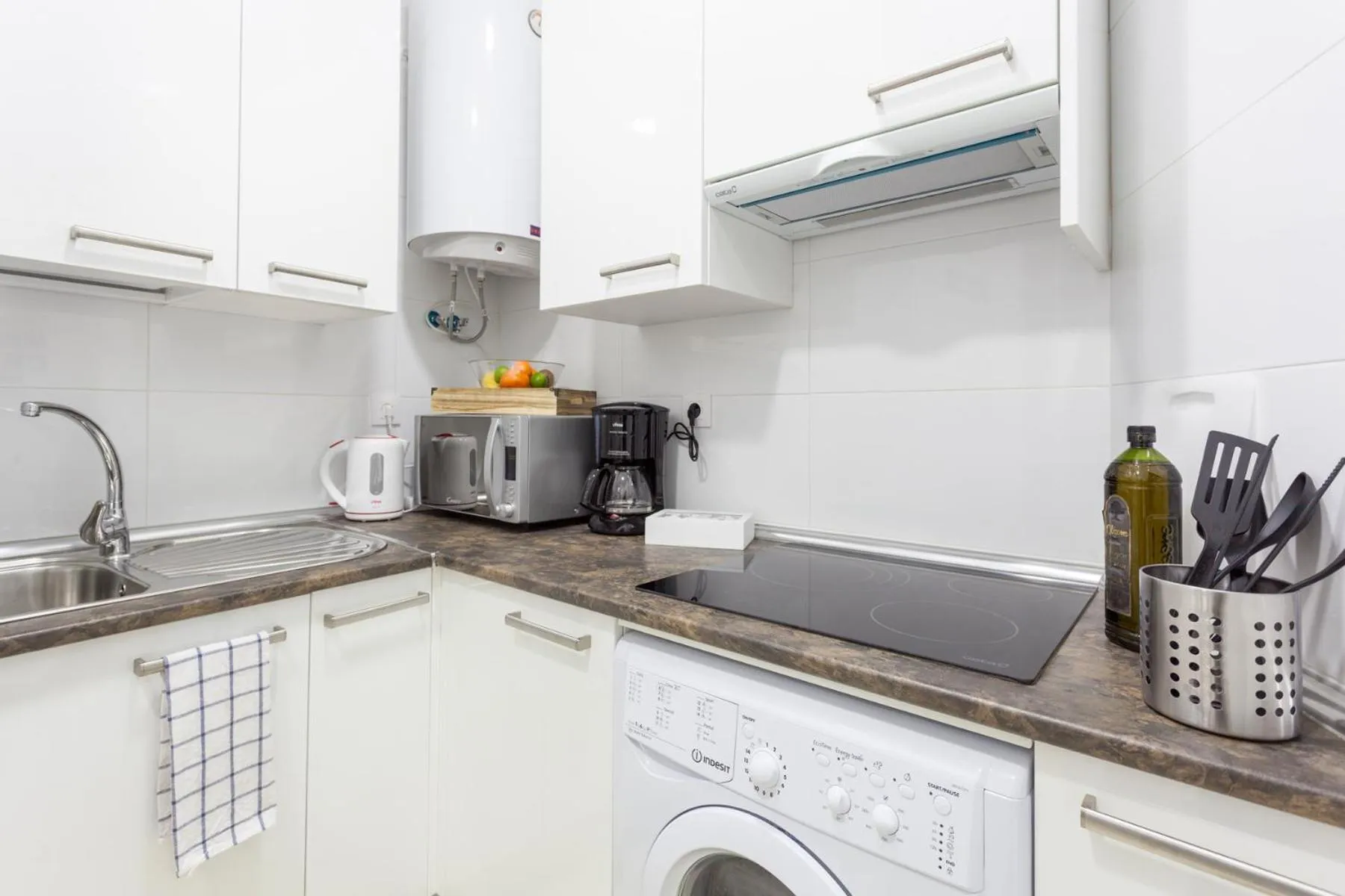 kitchen in Boutique Apartments in the Heart of Madrid
