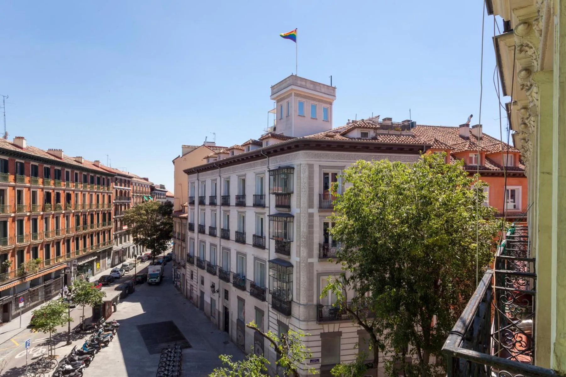 Balcony/Terrace in Boutique Apartments in the Heart of Madrid