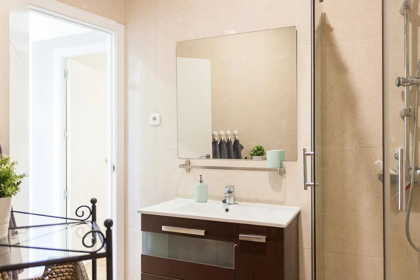 Bathroom in Boutique Apartments in the Heart of Madrid