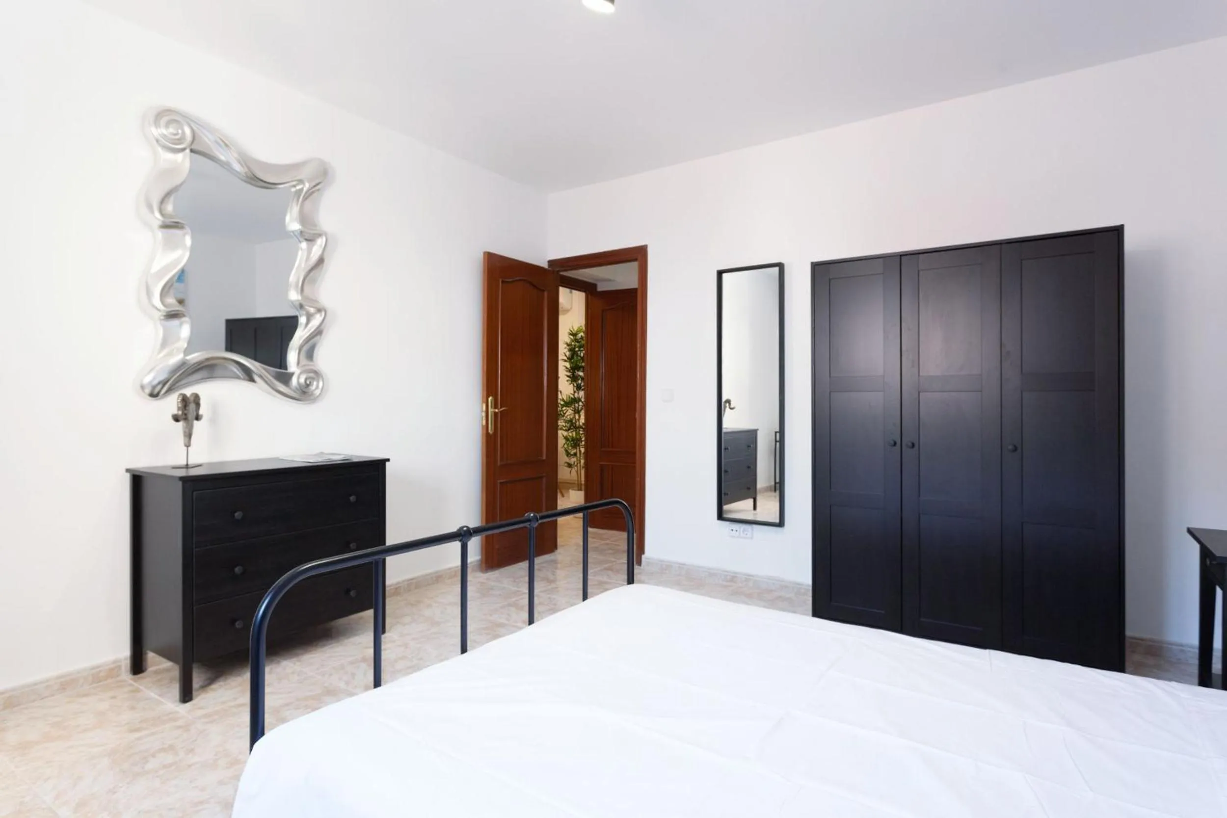 Bedroom, Bed in Boutique Apartments in the Heart of Madrid
