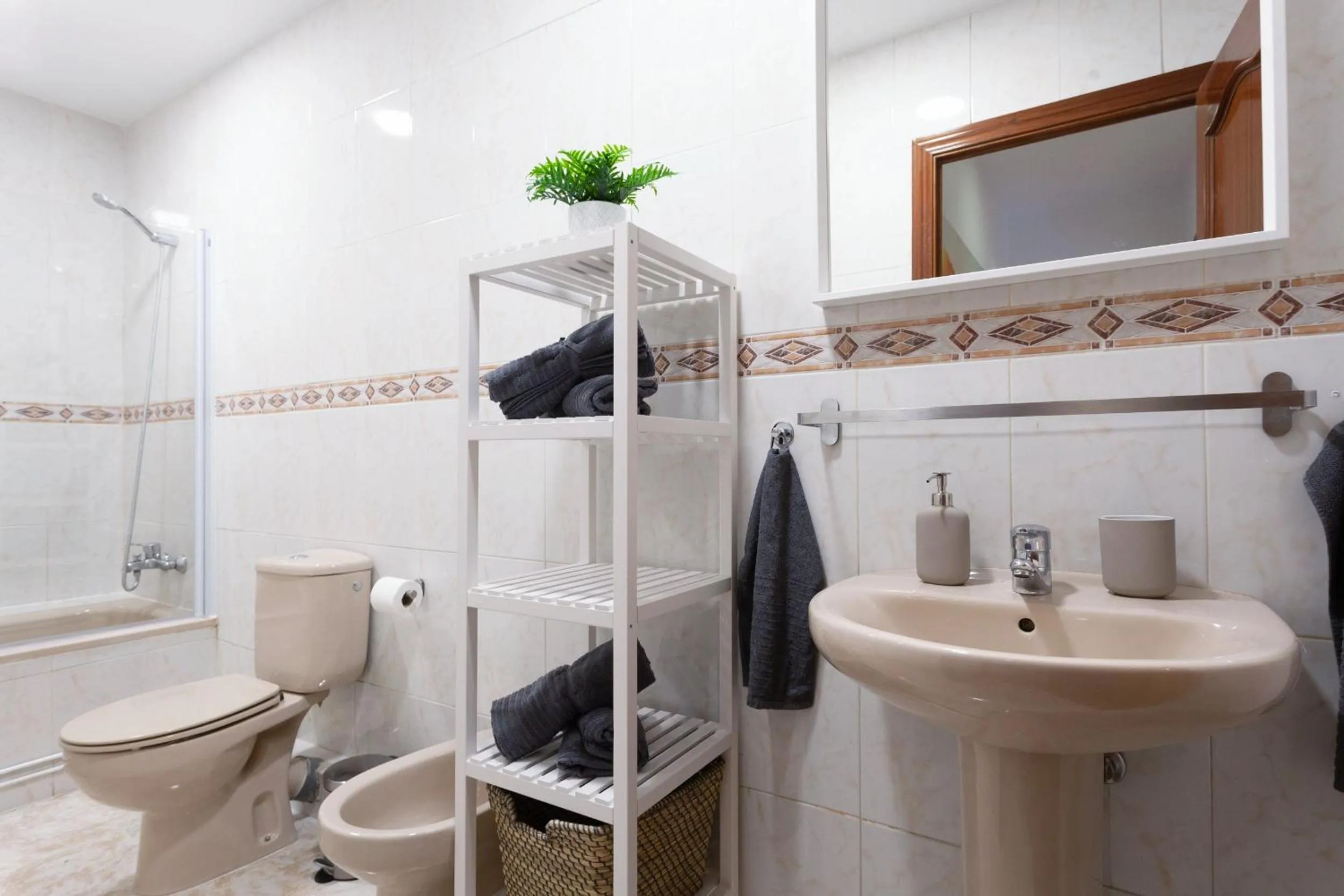 Bathroom in Boutique Apartments in the Heart of Madrid