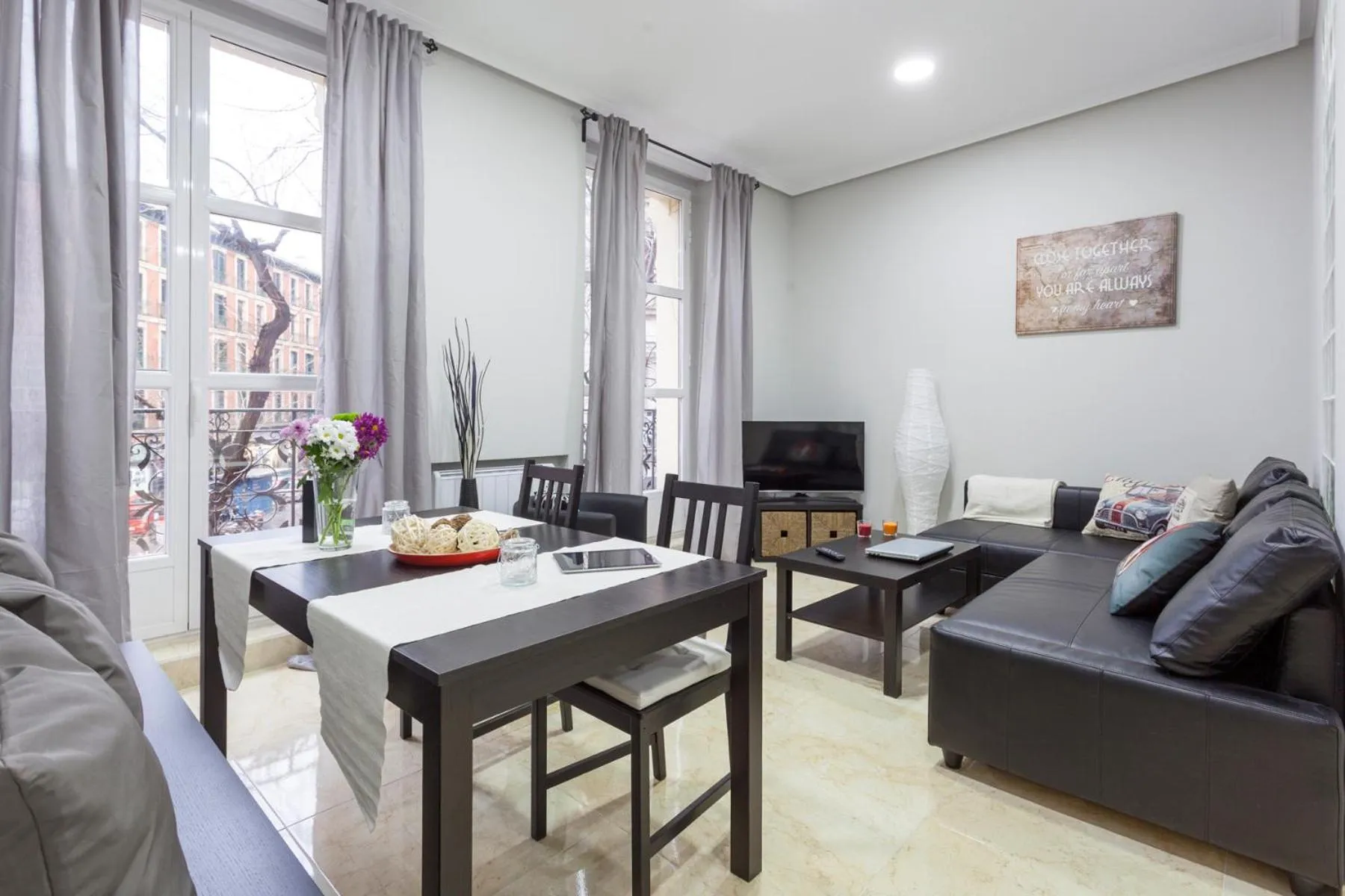 Living room in Boutique Apartments in the Heart of Madrid
