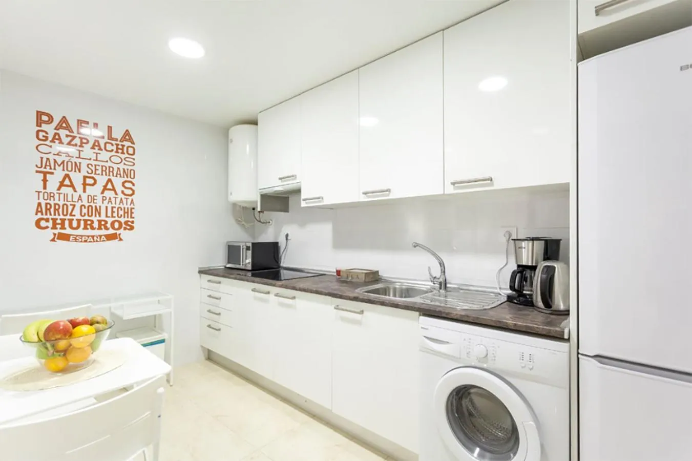 kitchen in Boutique Apartments in the Heart of Madrid
