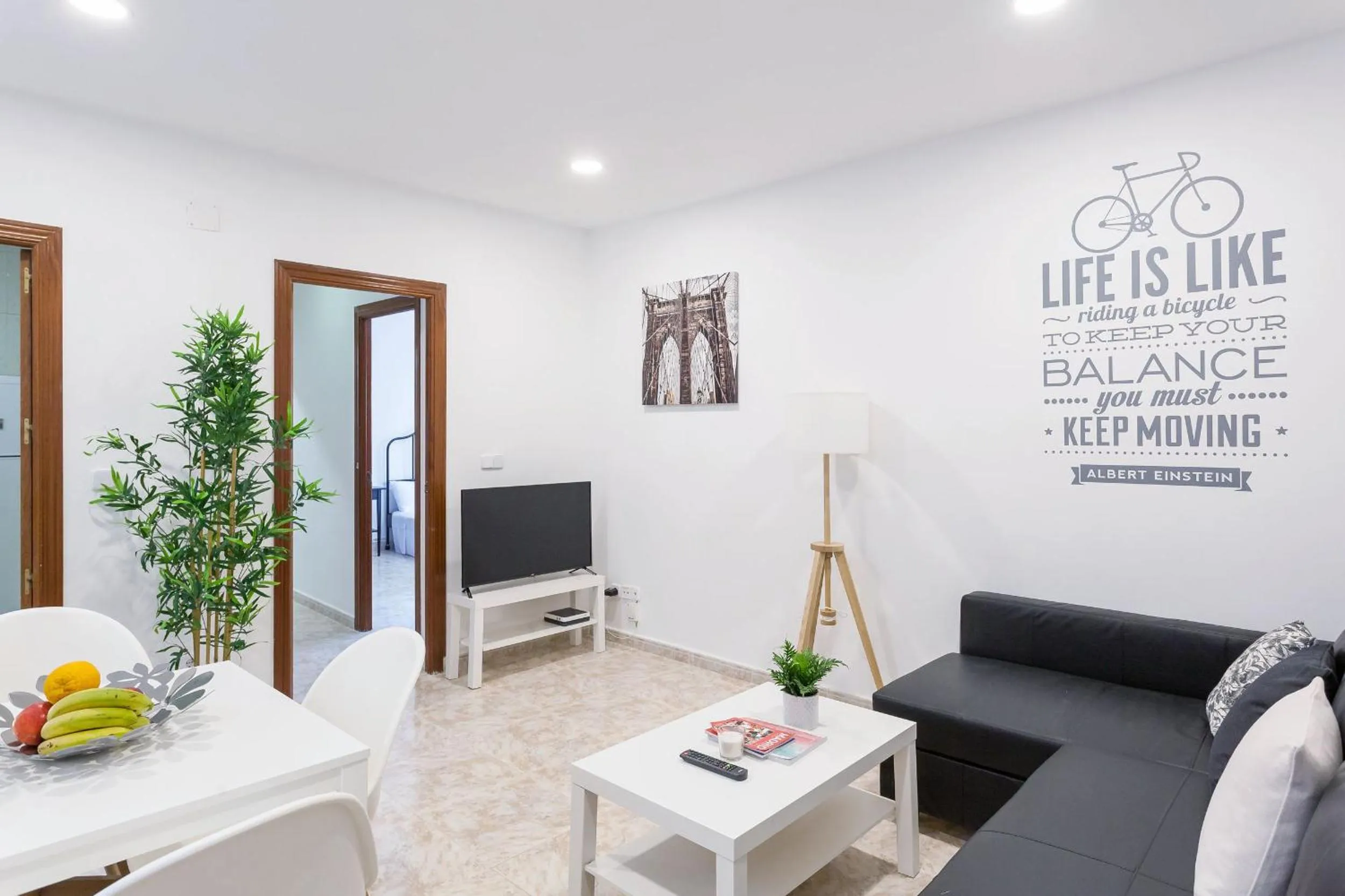Living room in Boutique Apartments in the Heart of Madrid