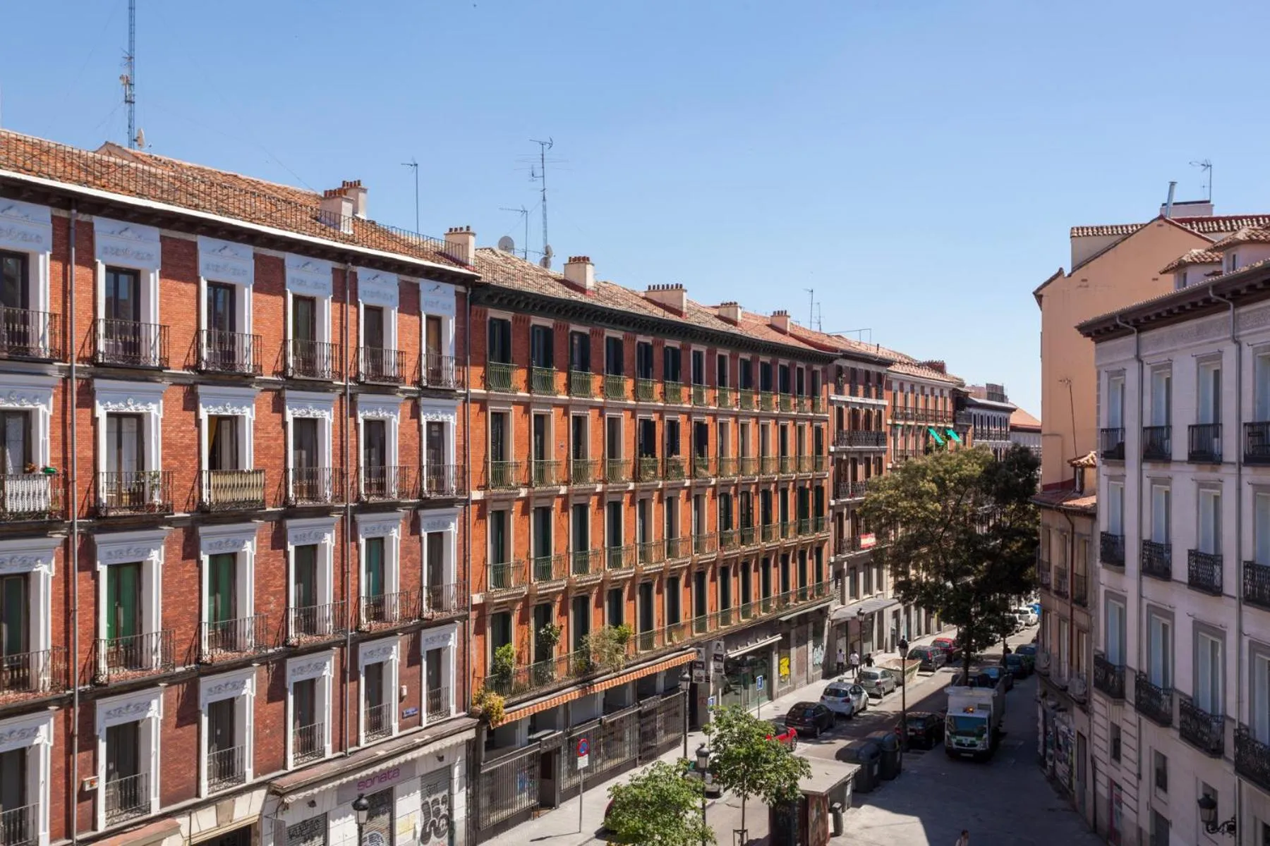 Balcony/Terrace in Boutique Apartments in the Heart of Madrid