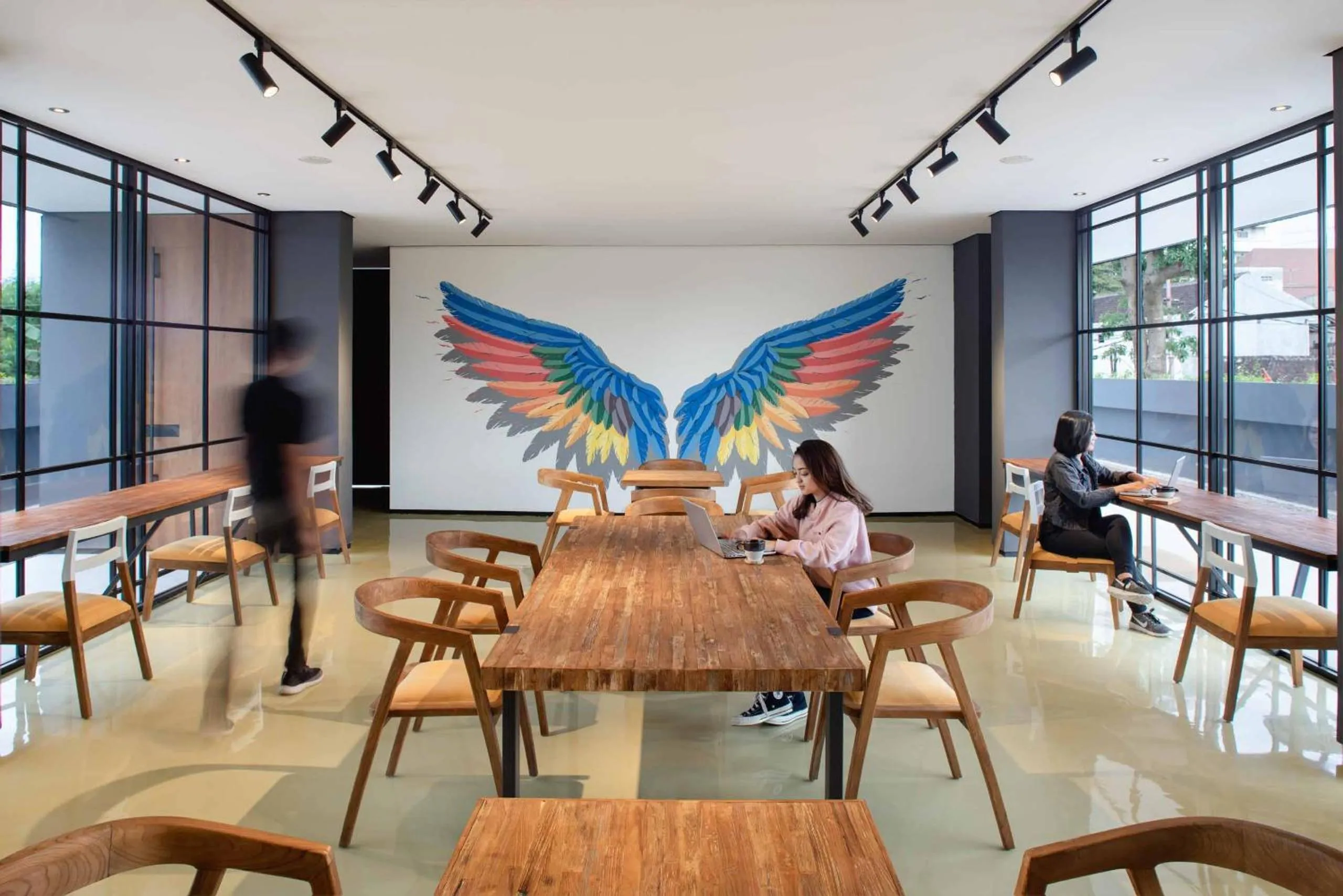 Meeting/conference room in JW NAUNGAN COLIVING