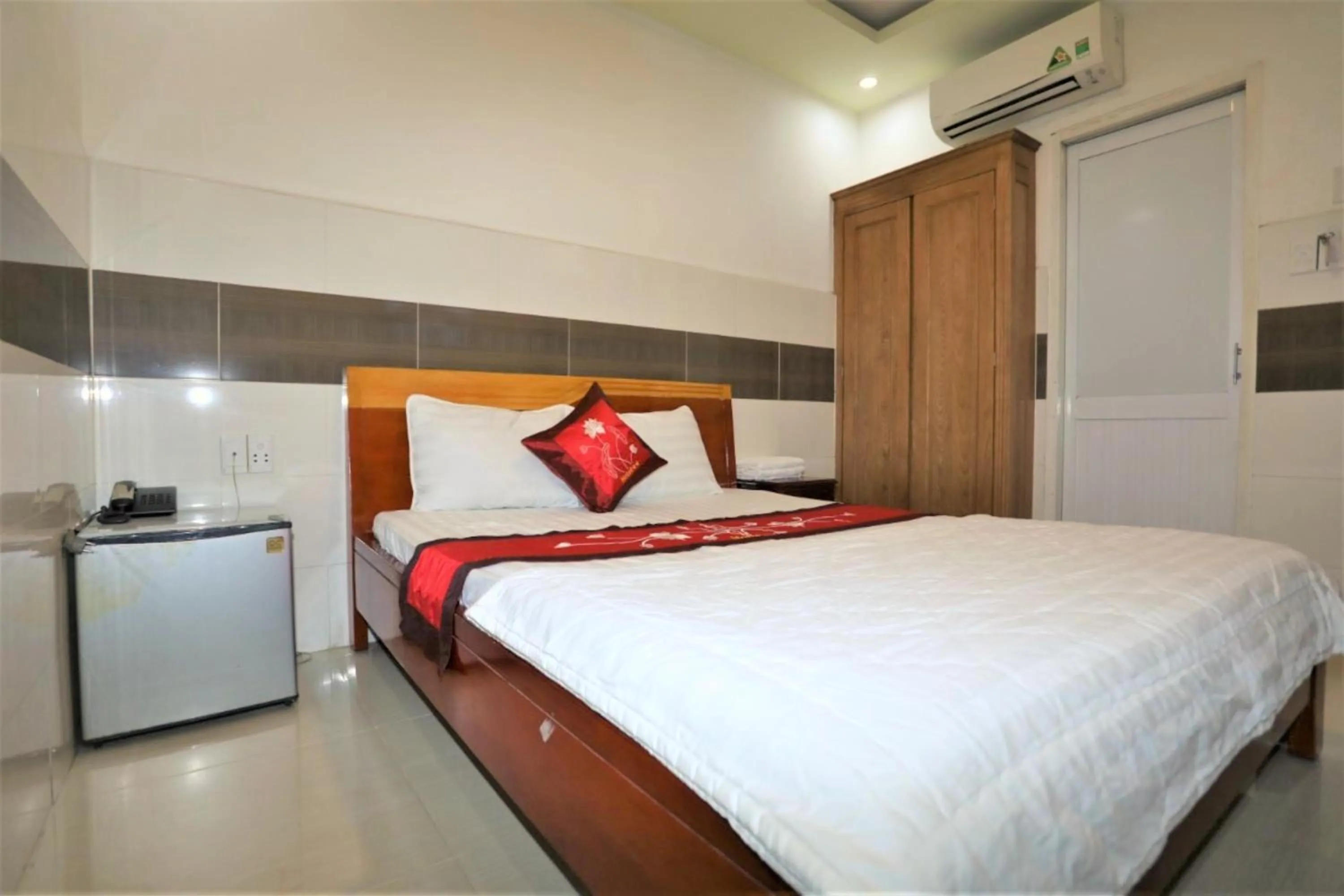 Bed in Dai An Go Vap Hotel