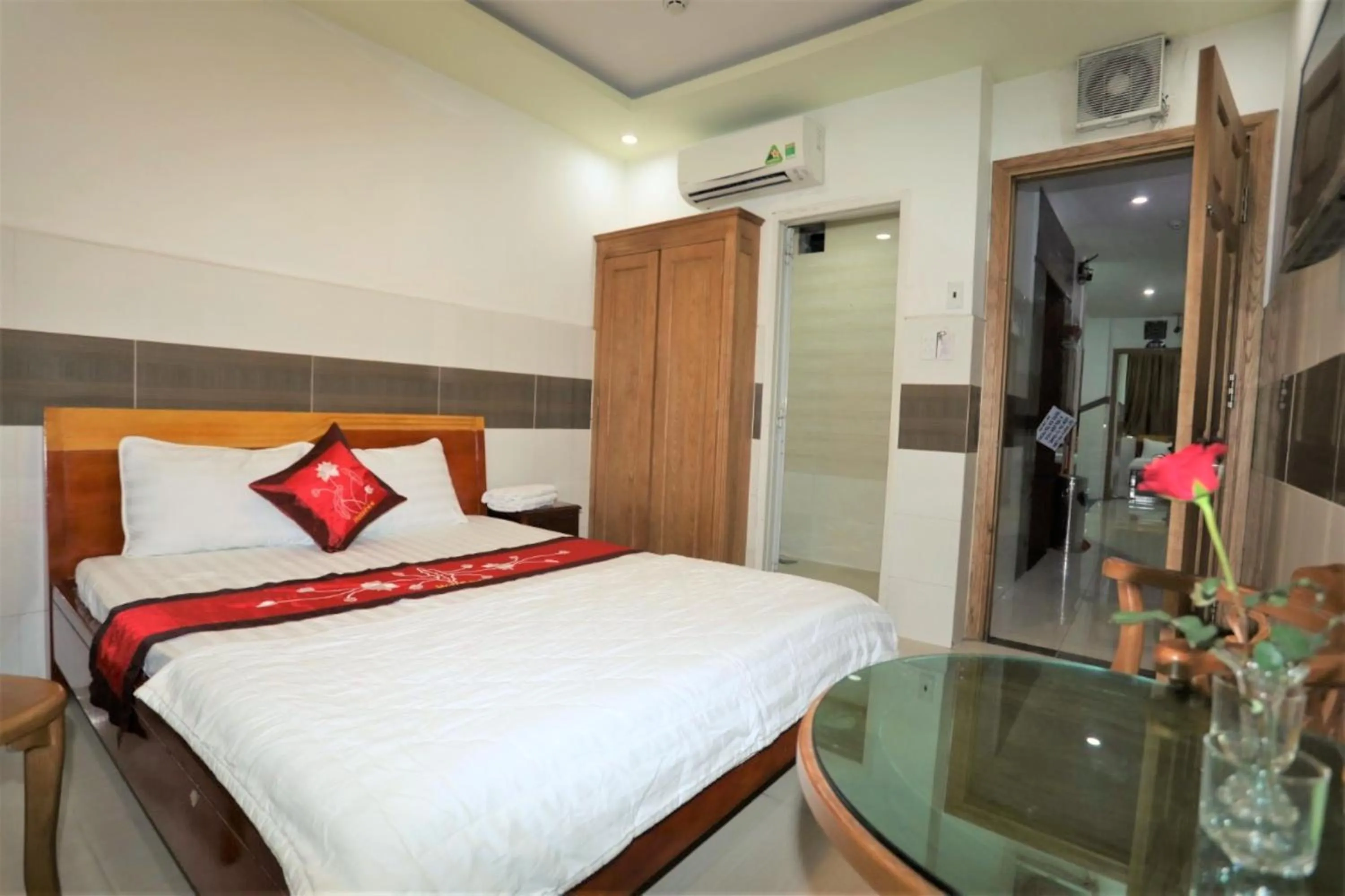 Bed in Dai An Go Vap Hotel