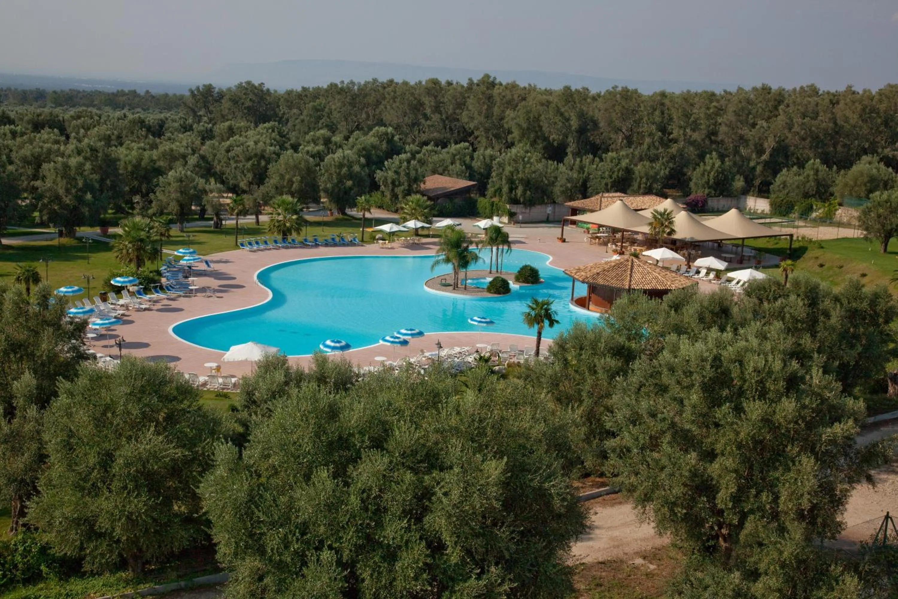 Bird's eye view in Uliveto Principessa Resort