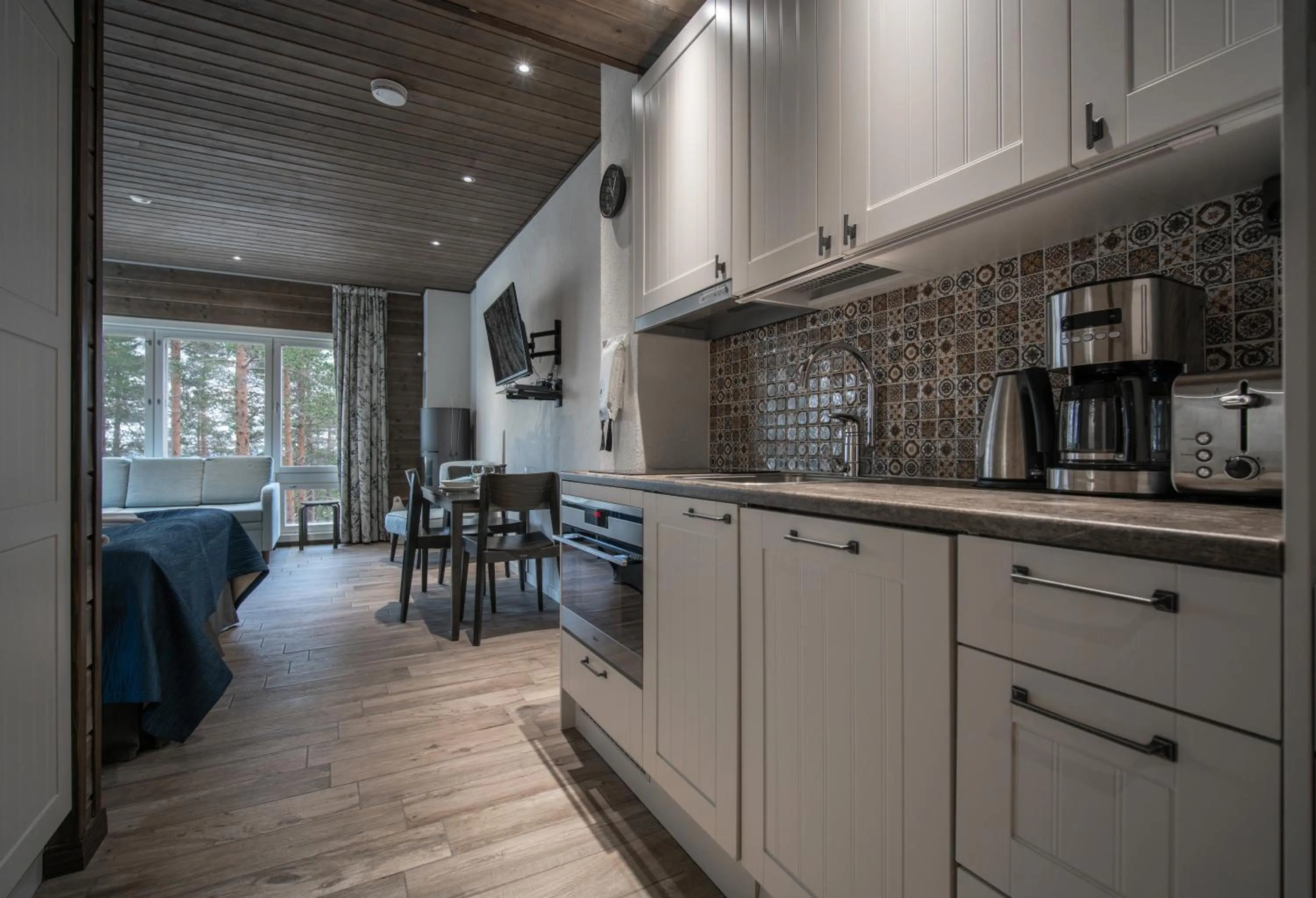 Kitchen or kitchenette in Ski-Inn PyhäLinna