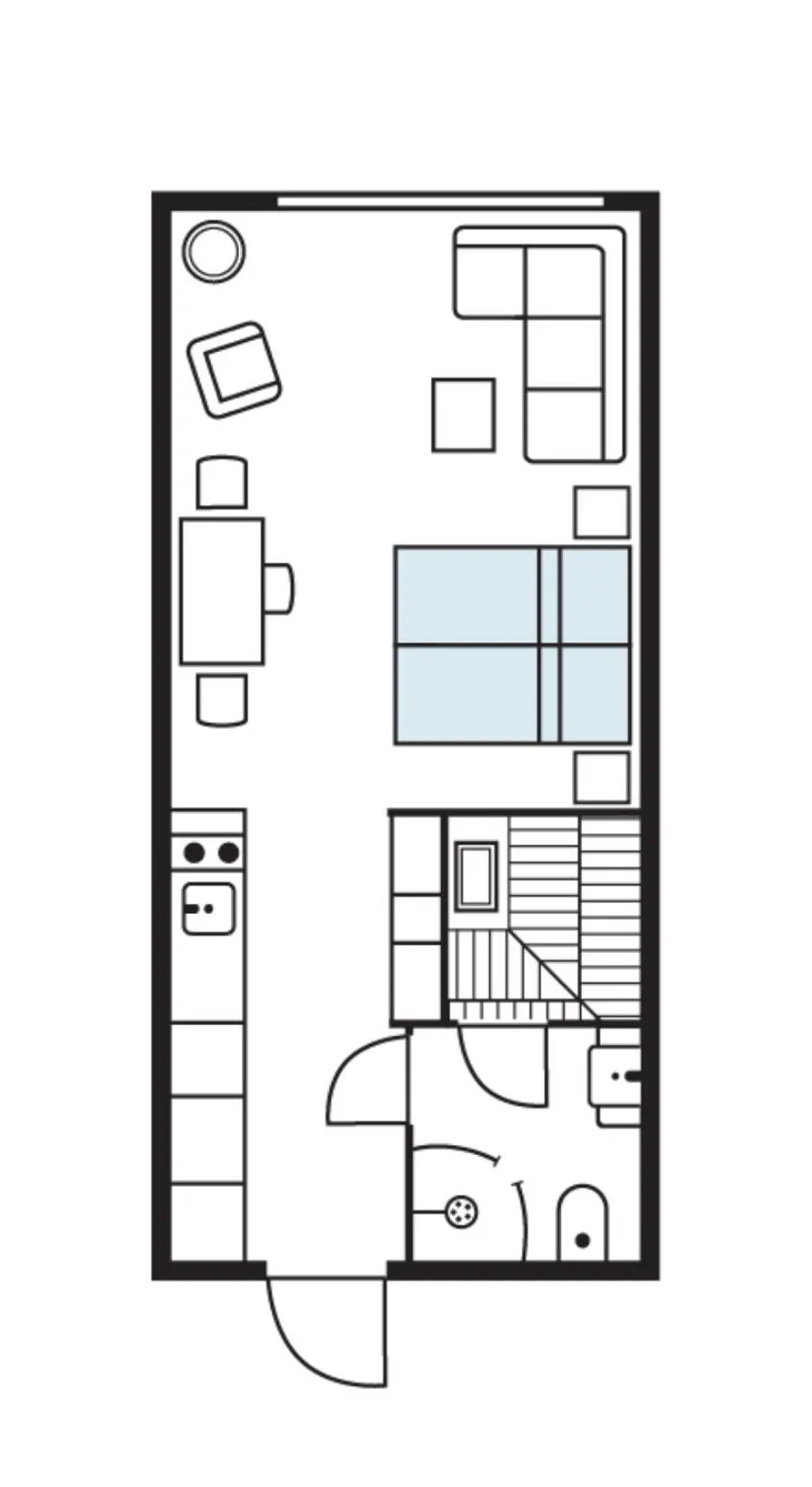 Floor plan in Ski-Inn PyhäLinna