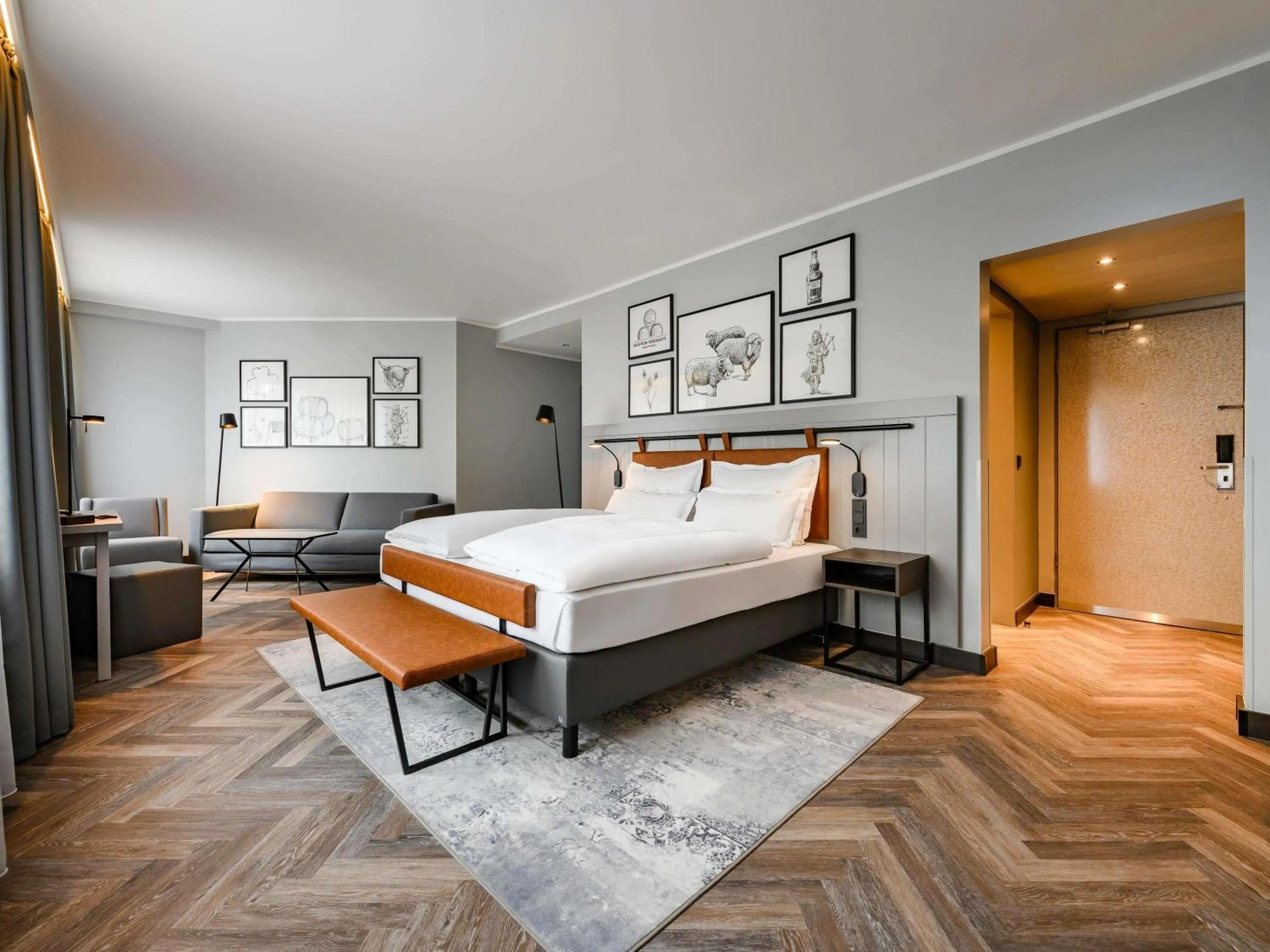 Bedroom, Bed in Mercure Hotel Dortmund Centrum