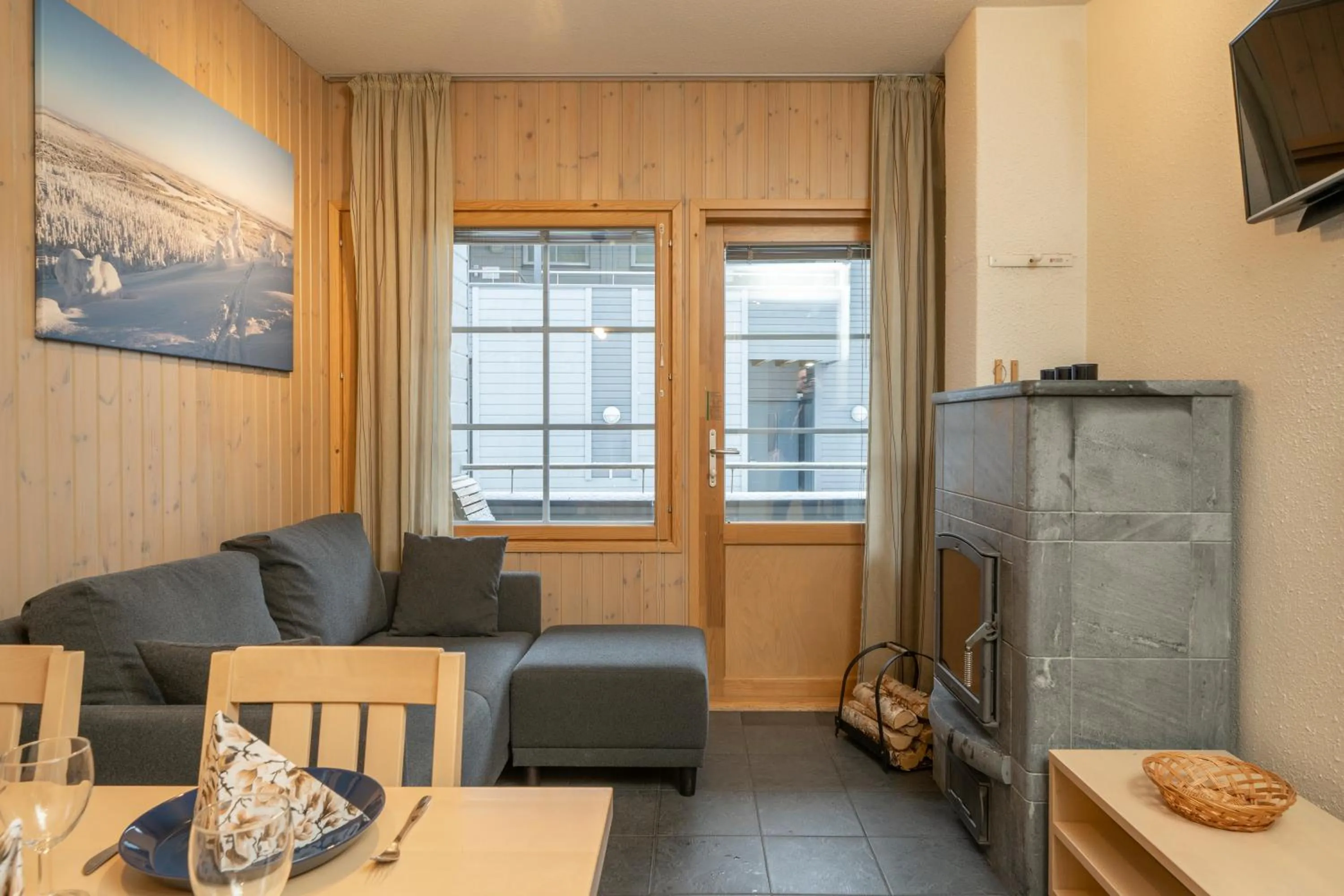 Living room in Ski-Inn RukaTonttu