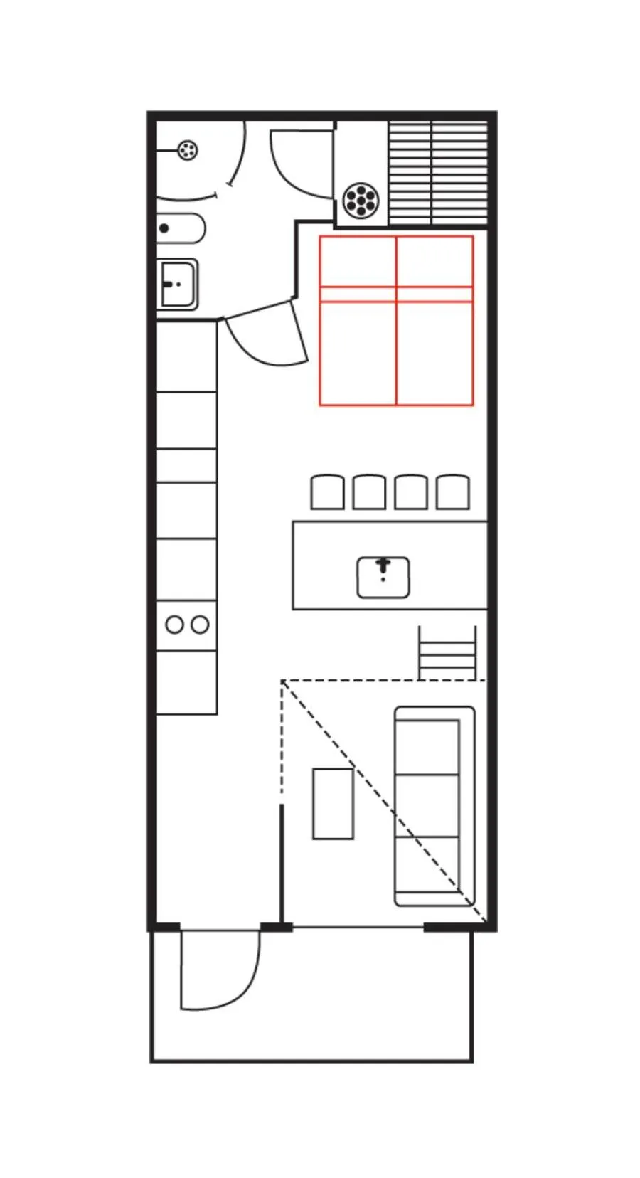 Floor plan in Ski-Inn RukaValley