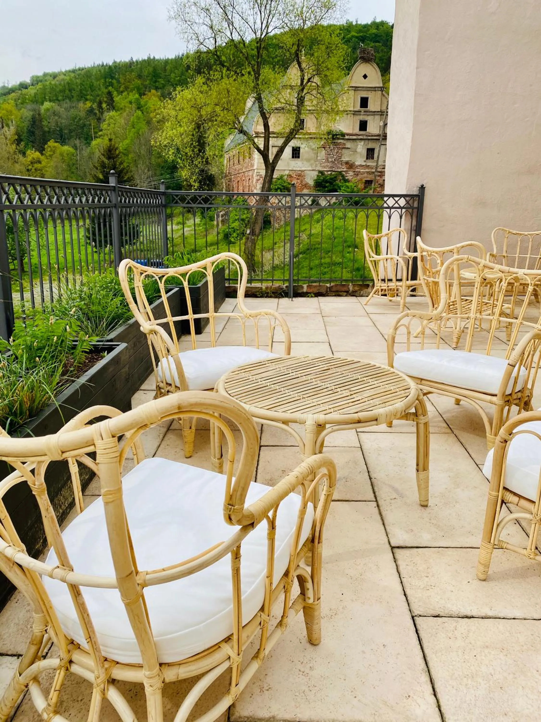 Balcony/Terrace in Zamek Sarny - Schloss Scharfeneck