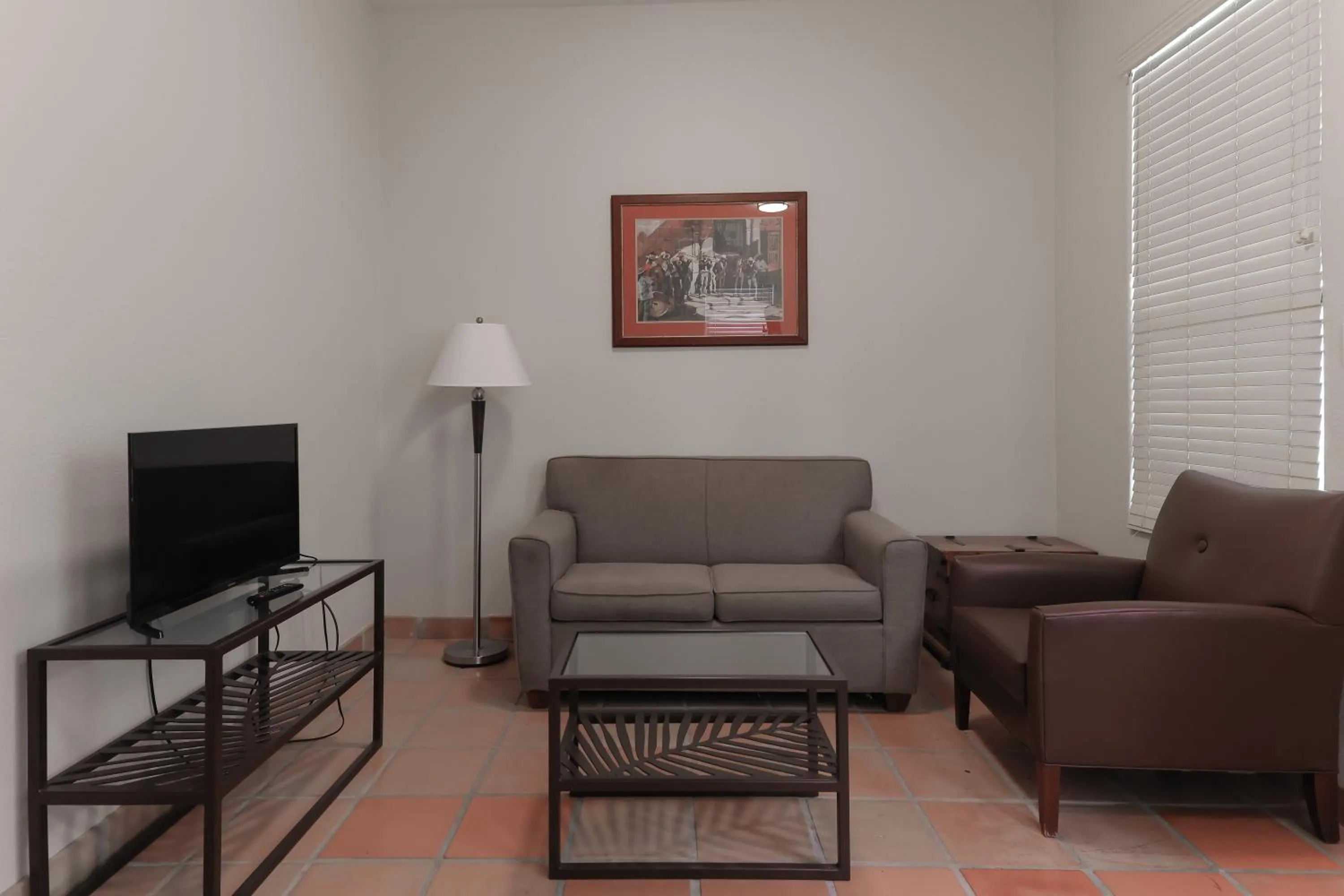 Seating area in The Bungalows on Shary