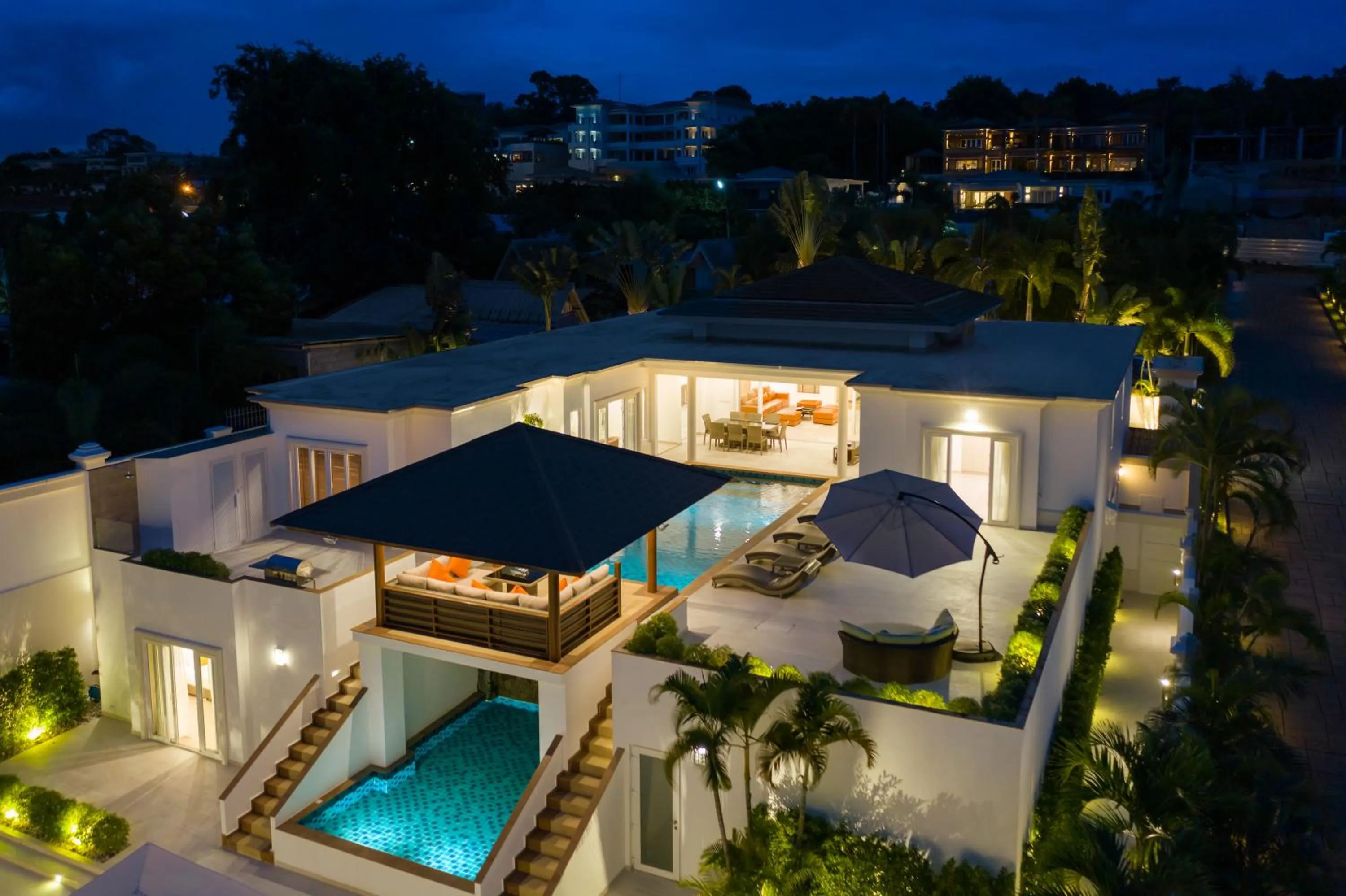 Property building in Sunset View Pool Villa 7 BR 14-16 Persons