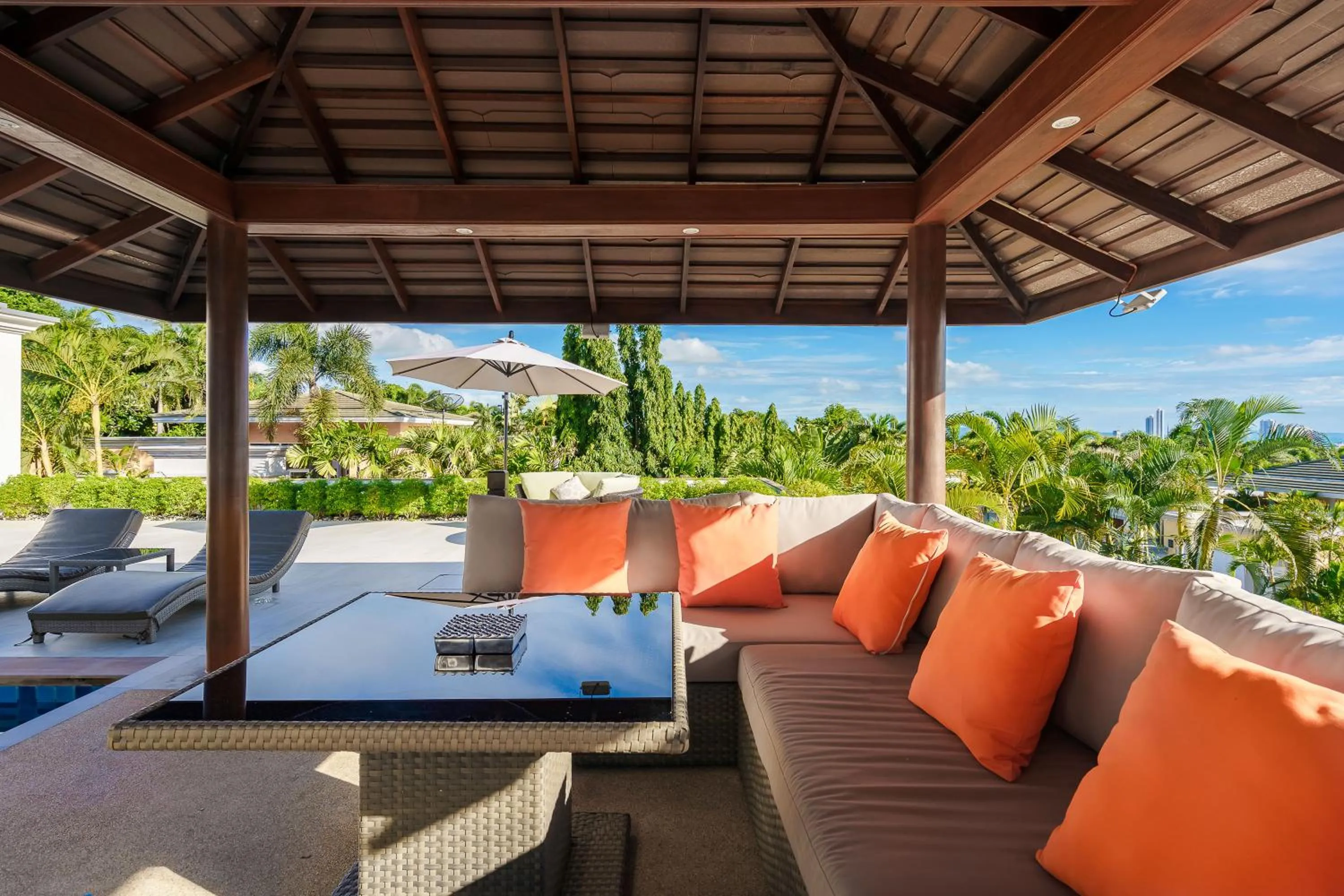 View (from property/room) in Sunset View Pool Villa 7 BR 14-16 Persons