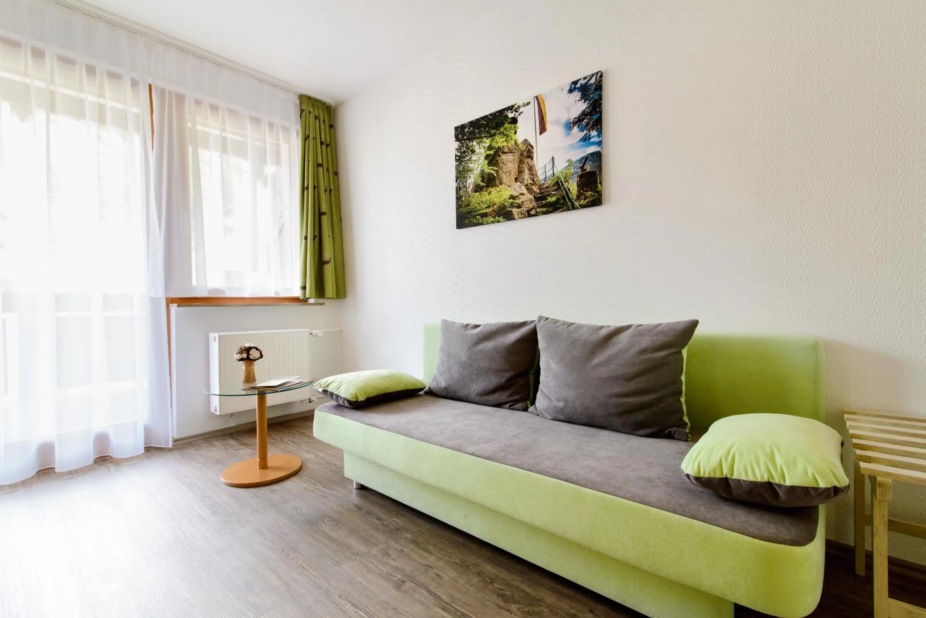 Seating area in Holzschuhs Schwarzwaldhotel