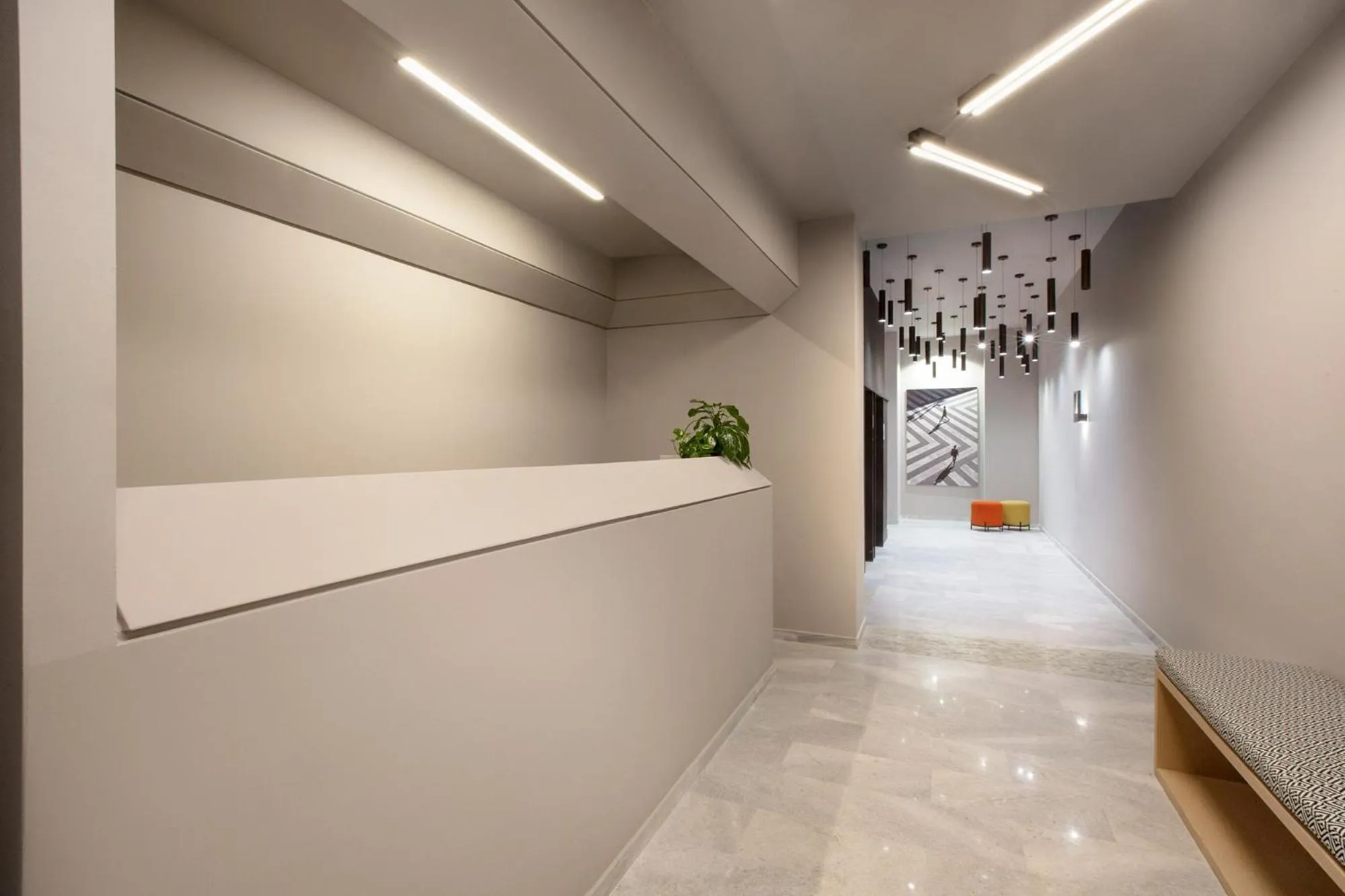 Lobby or reception in Thisean Modern Suites By Athens Stay
