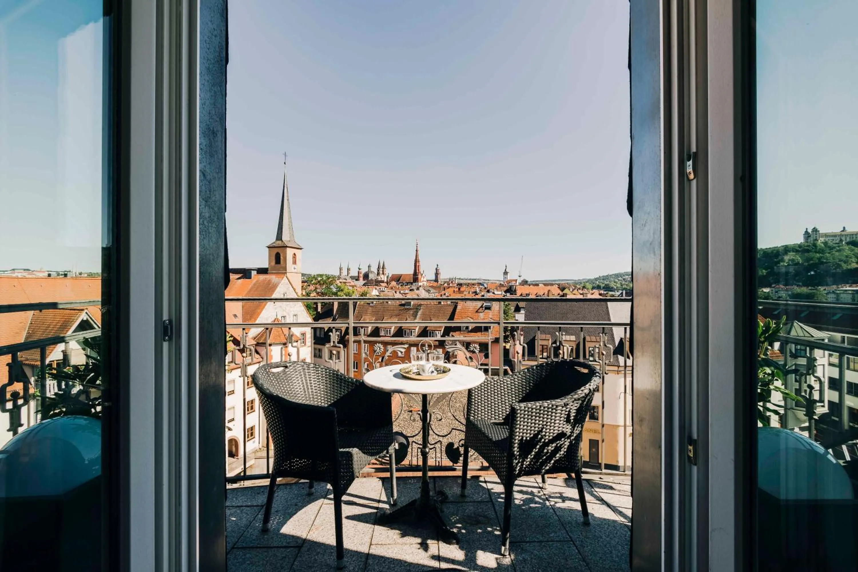 Balcony/Terrace in DAS v EVERT Hotel - am Congress Centrum Würzburg