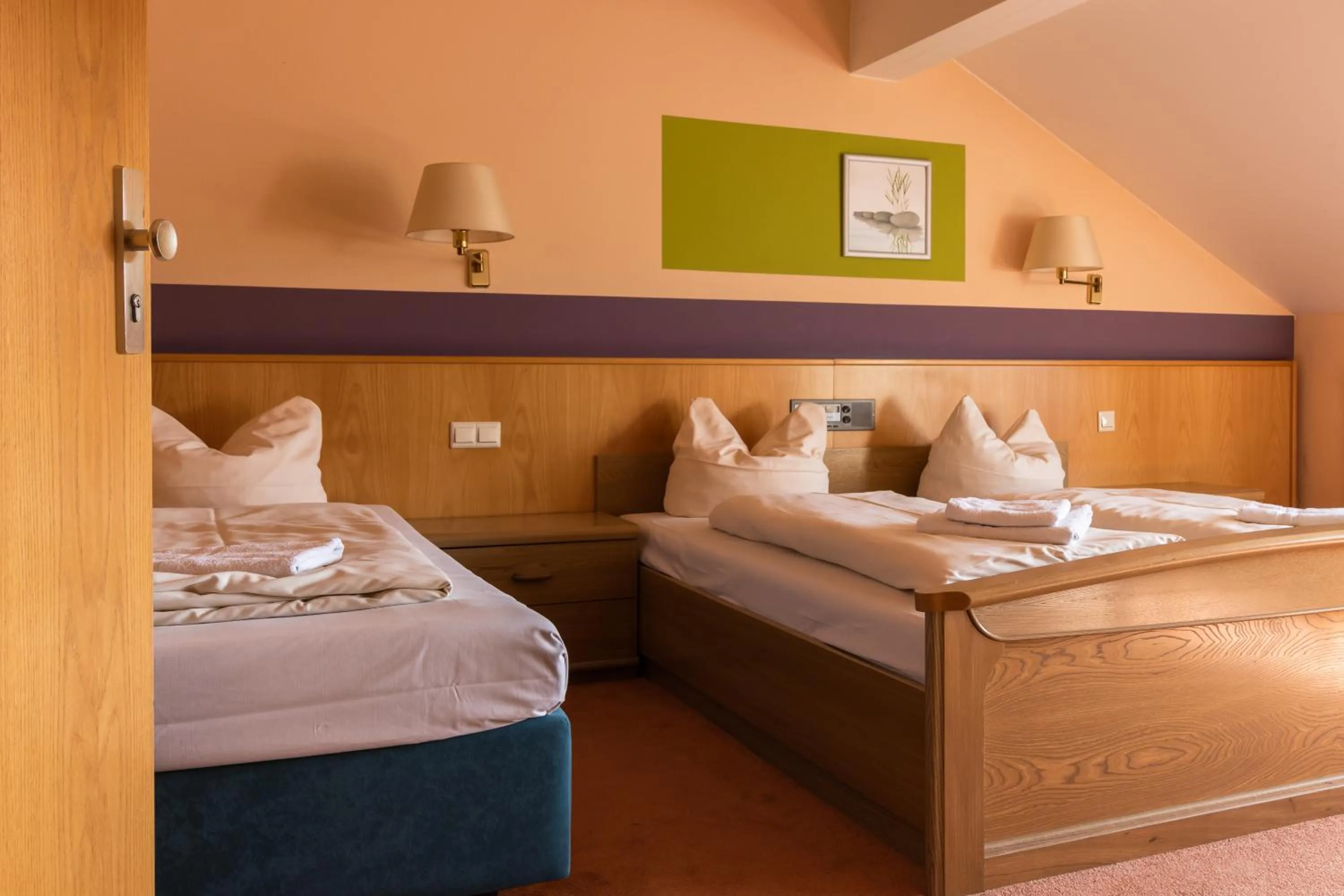 Bed in Hotelpension zum Gockl