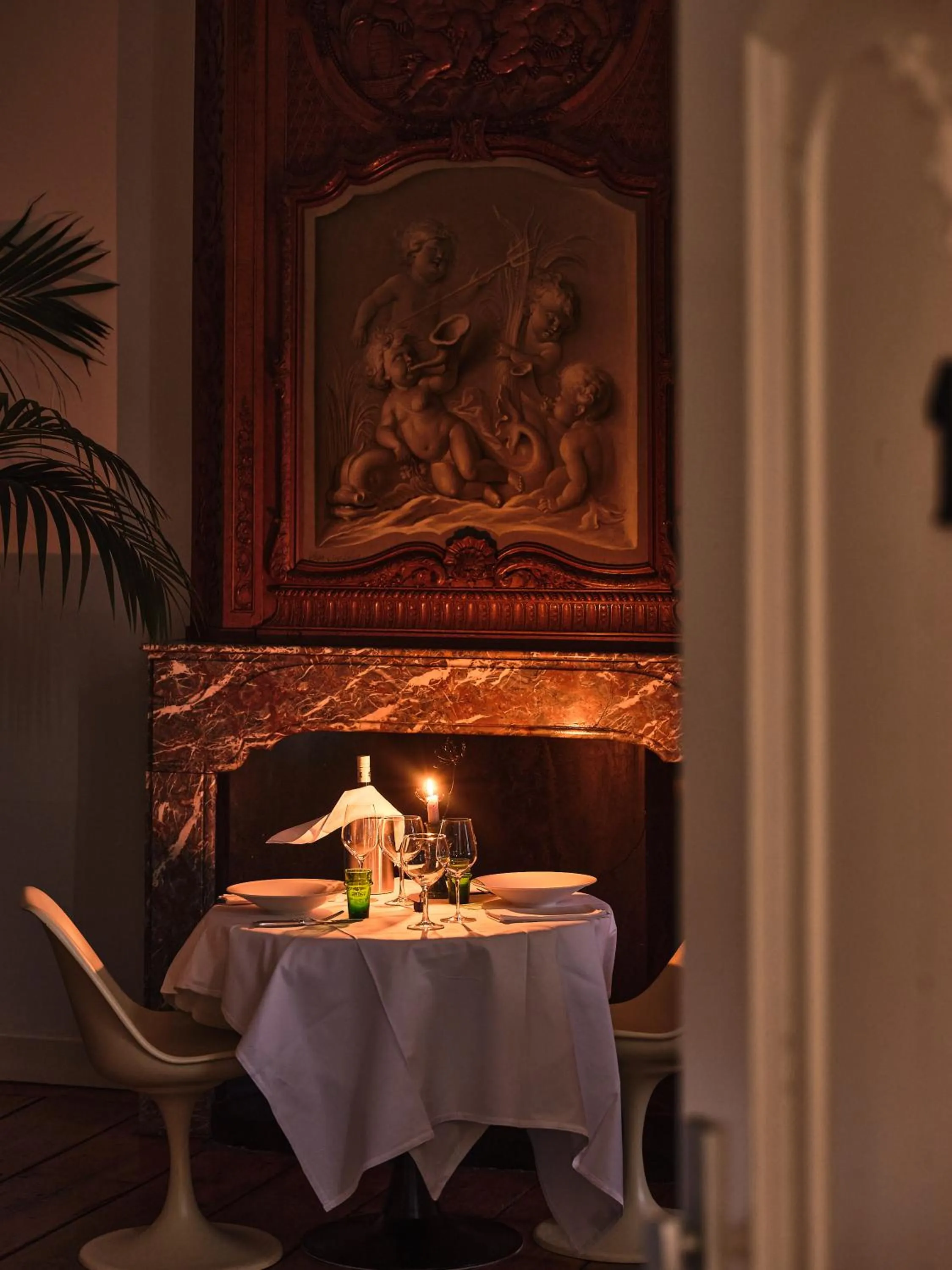 Dining area in Eco Hotel Plantage Rococo